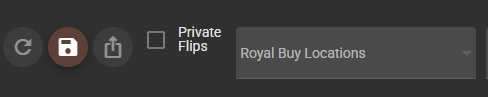 Private Flips Checkbox
