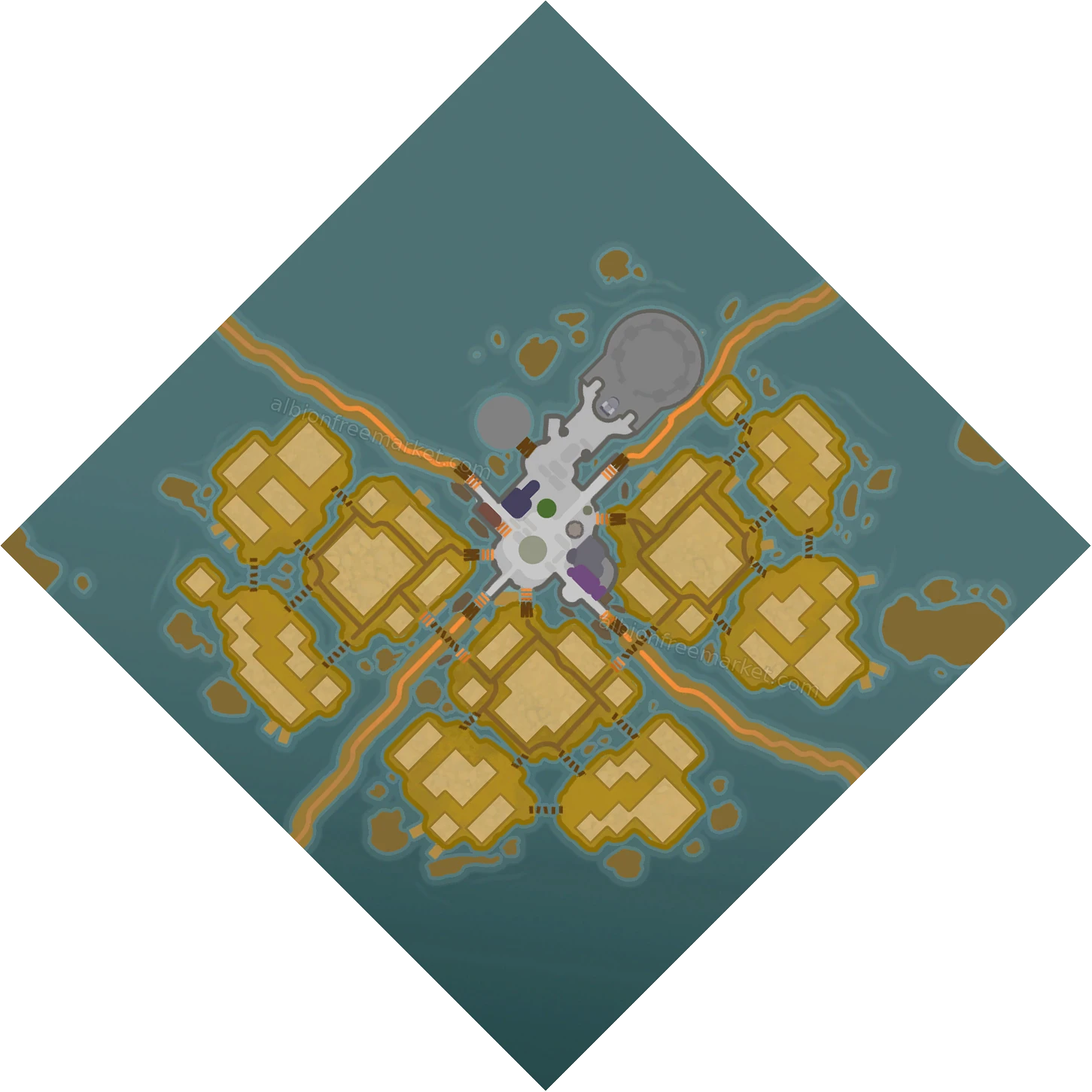 Thetford Albion Online map