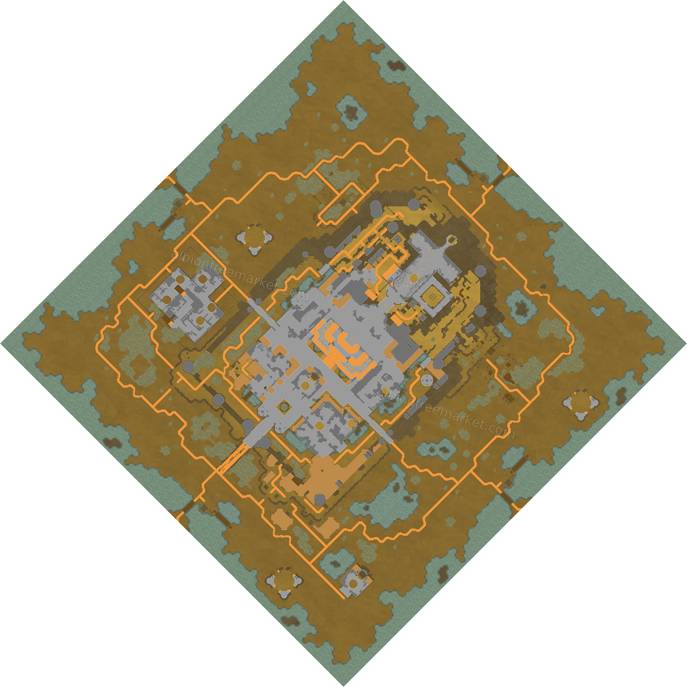 Camlann Albion Online map
