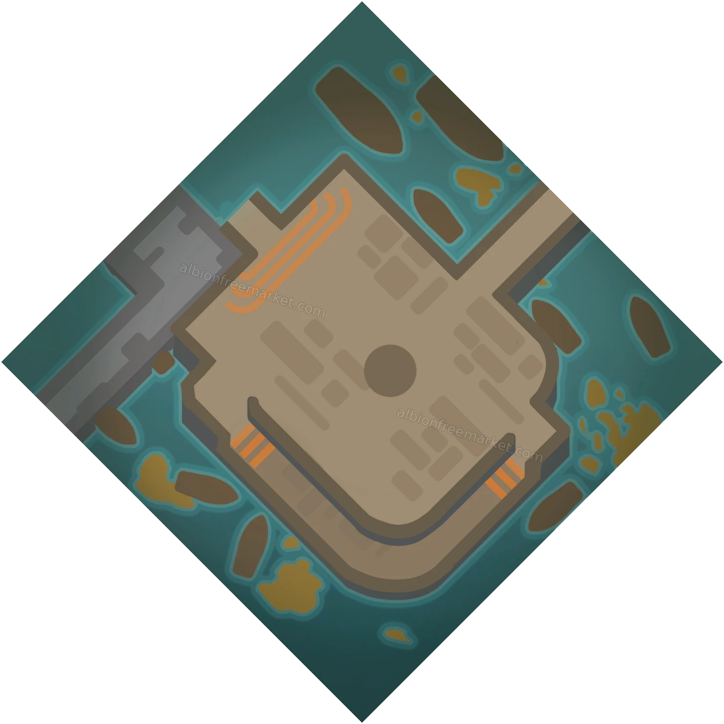 Bank of Thetford Albion Online map