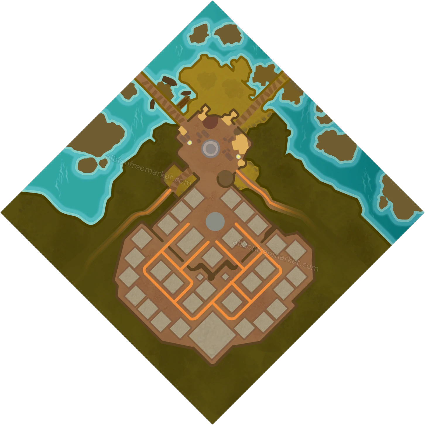 Morgana's Rest (SN) Albion Online map