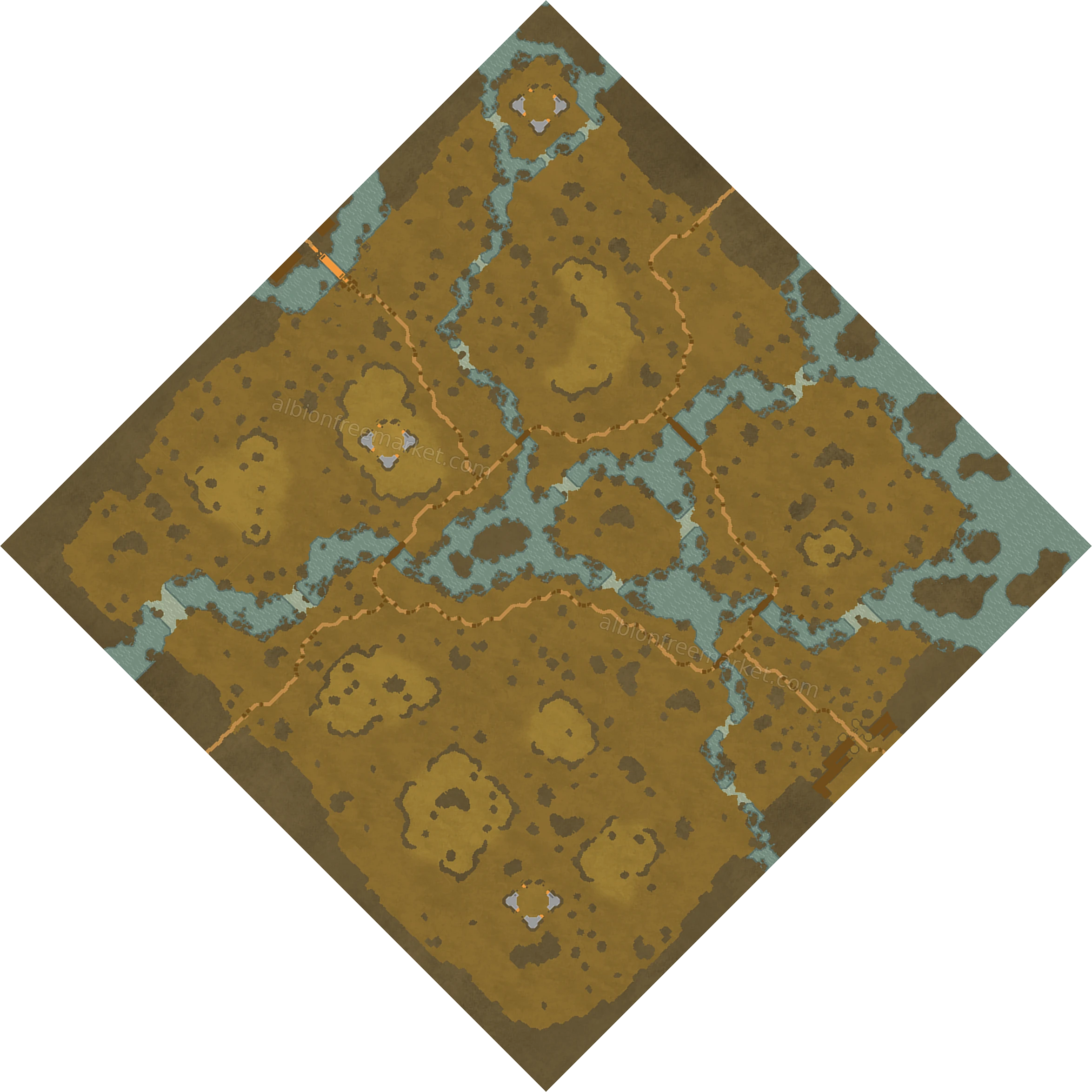 Willowsigh Marsh Albion Online map