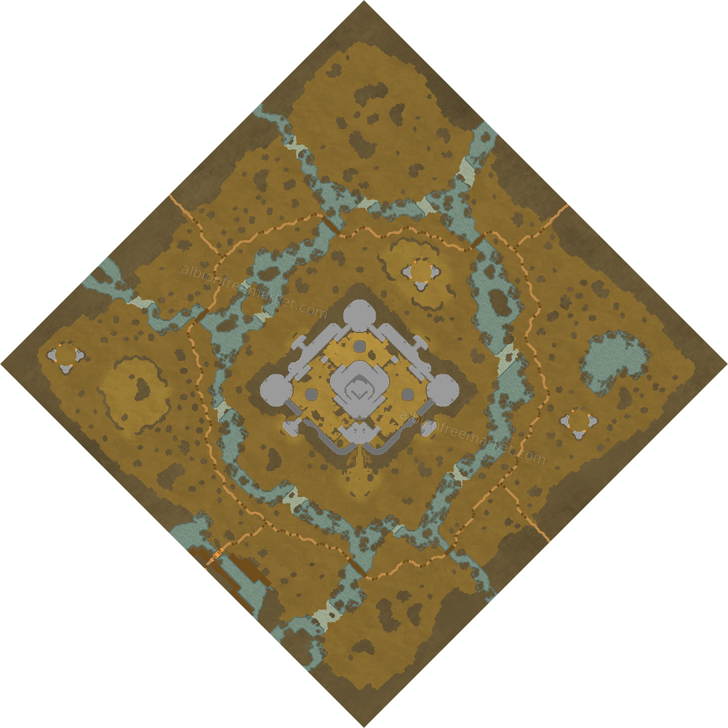 Windripple Fen Albion Online map