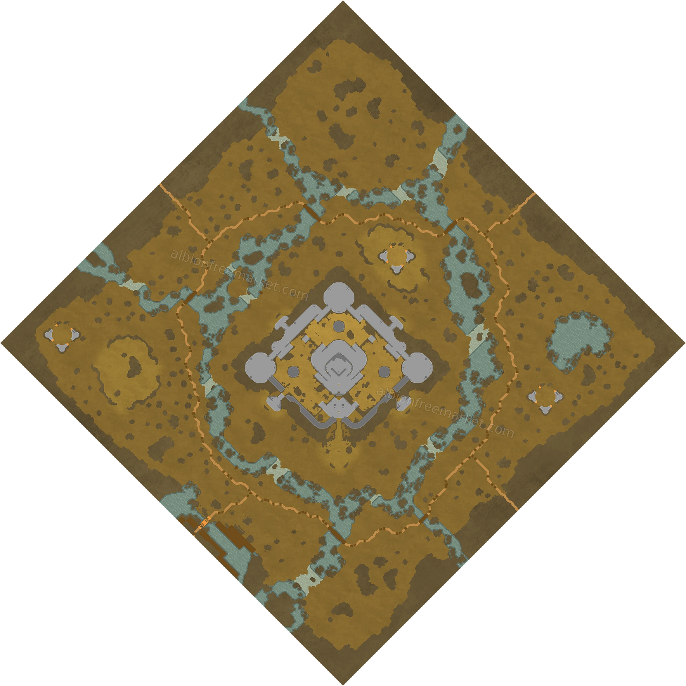 Windripple Fen Albion Online map