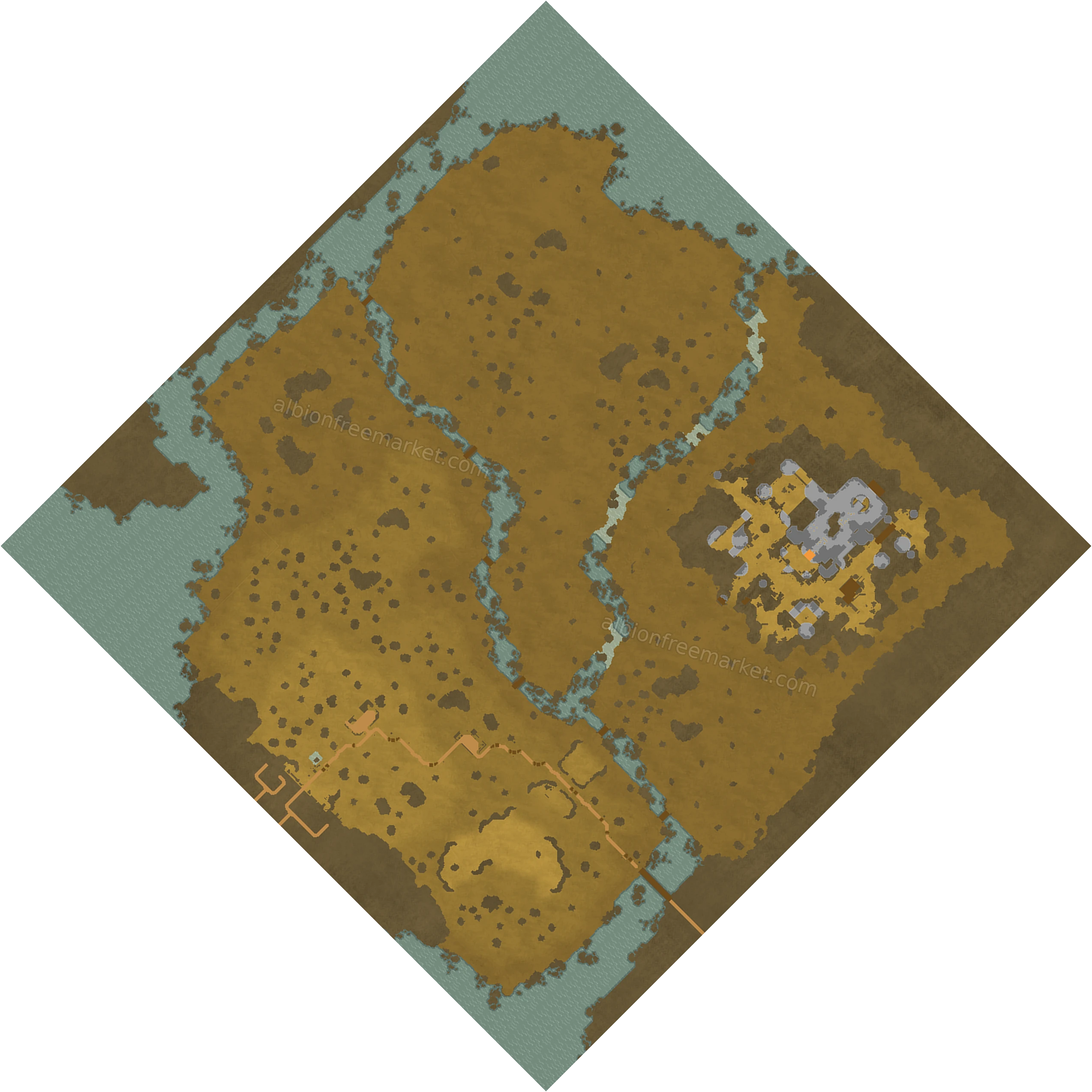 Slimehag Albion Online map