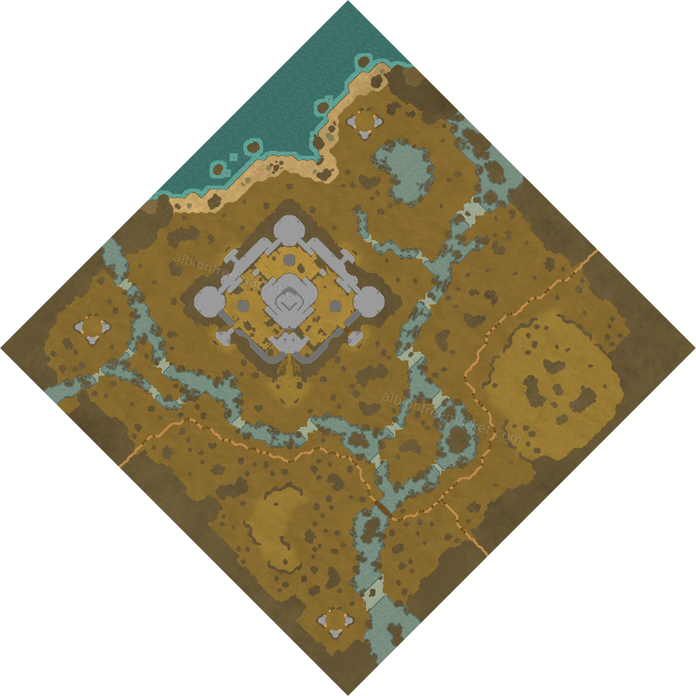Fog Fen Albion Online map