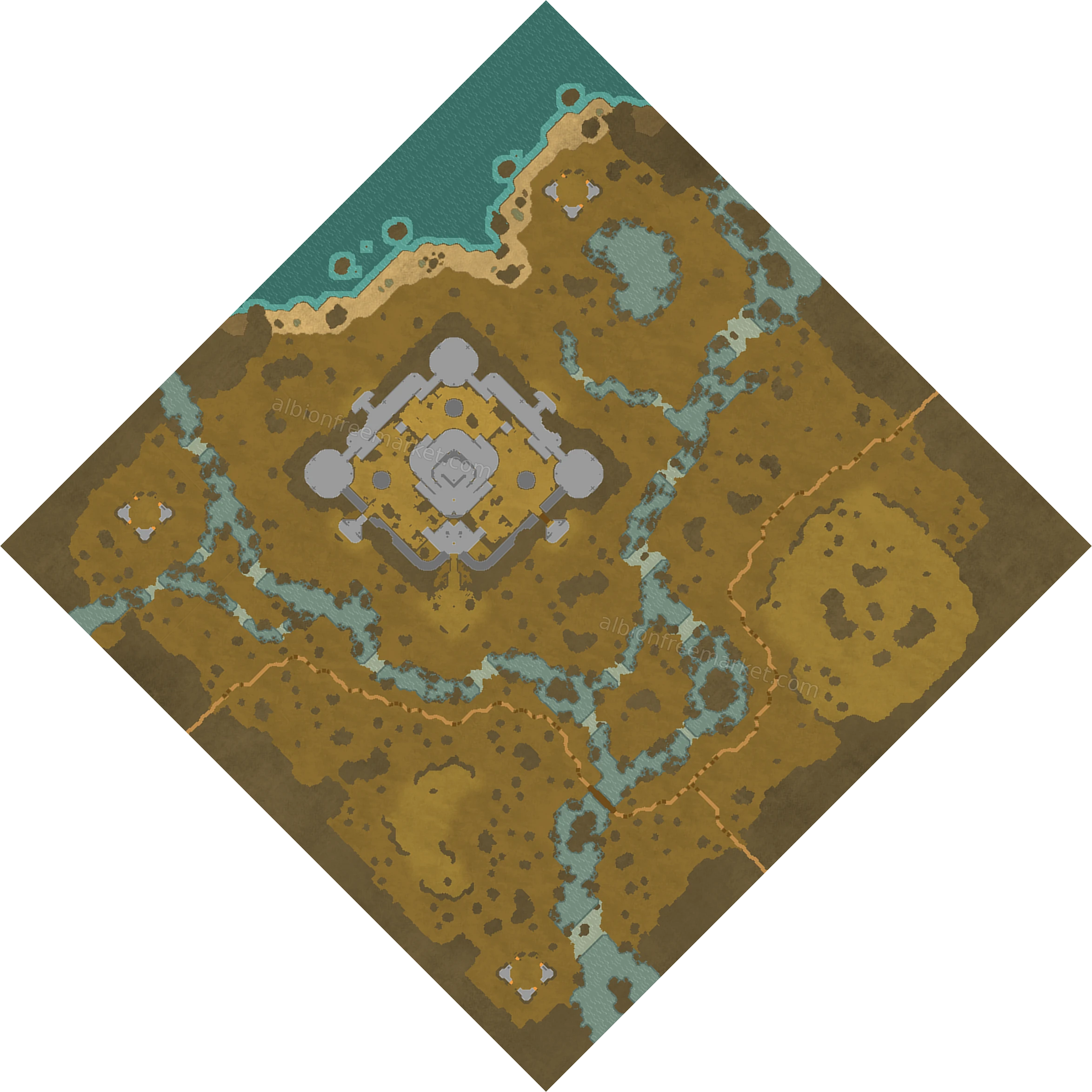 Fog Fen Albion Online map