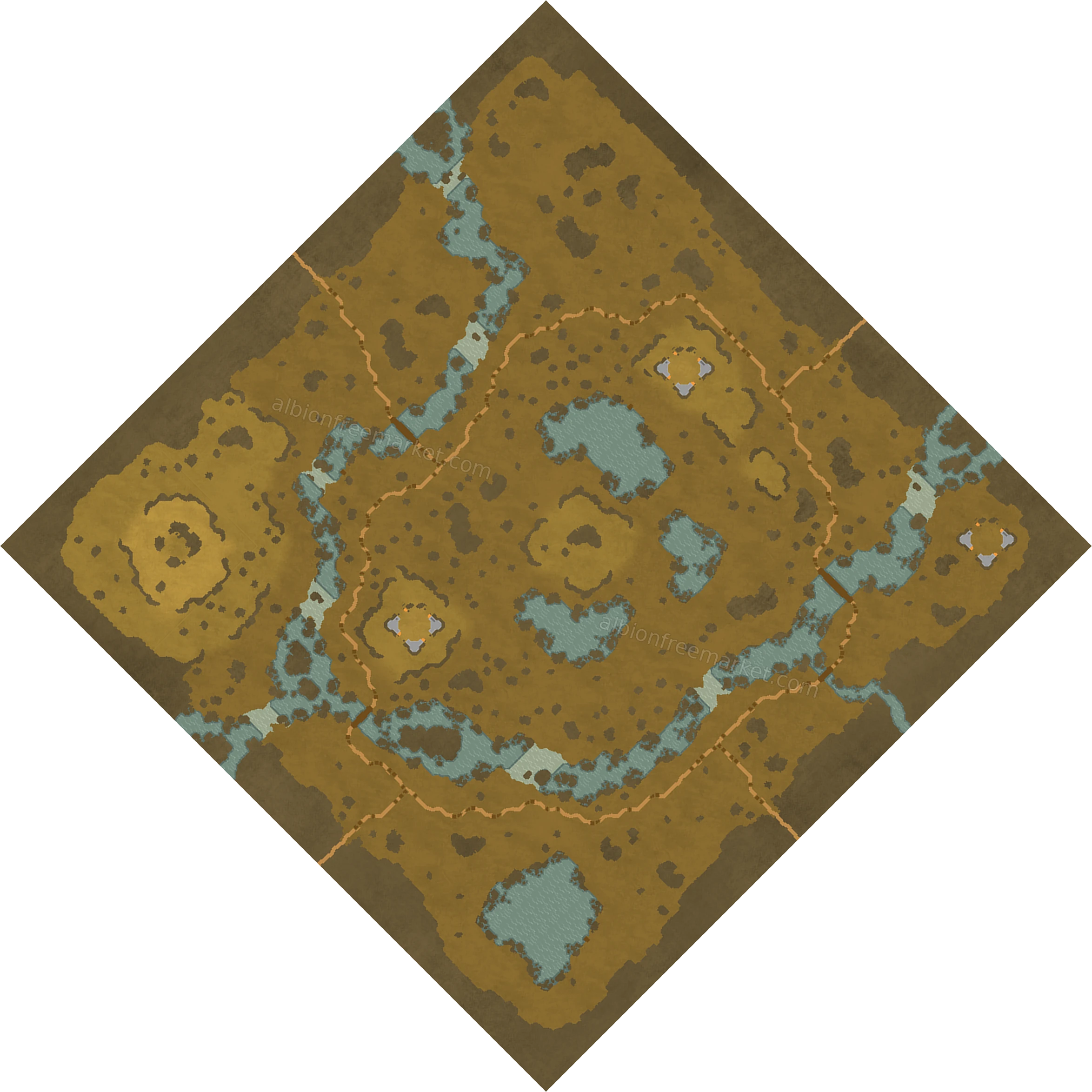 Drownhorse Basin Albion Online map