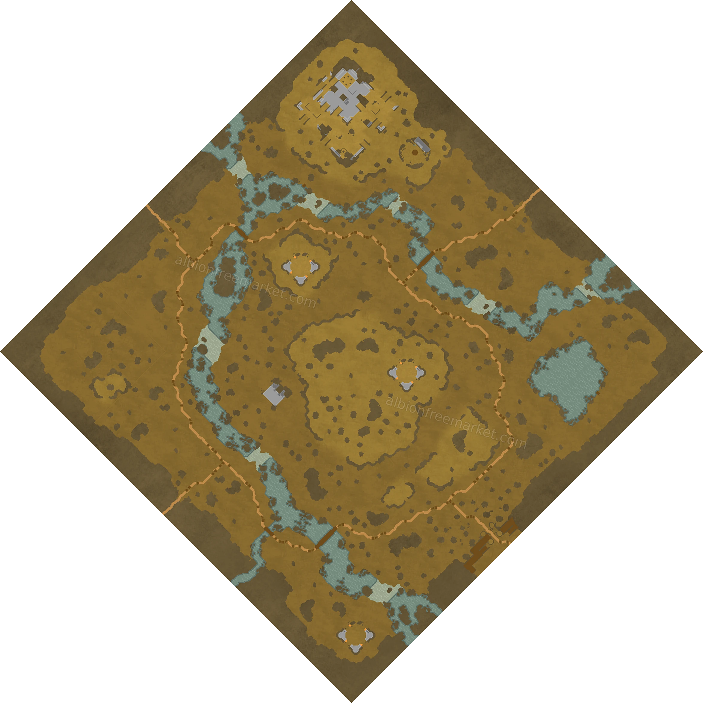 Wanderlure Basin Albion Online map