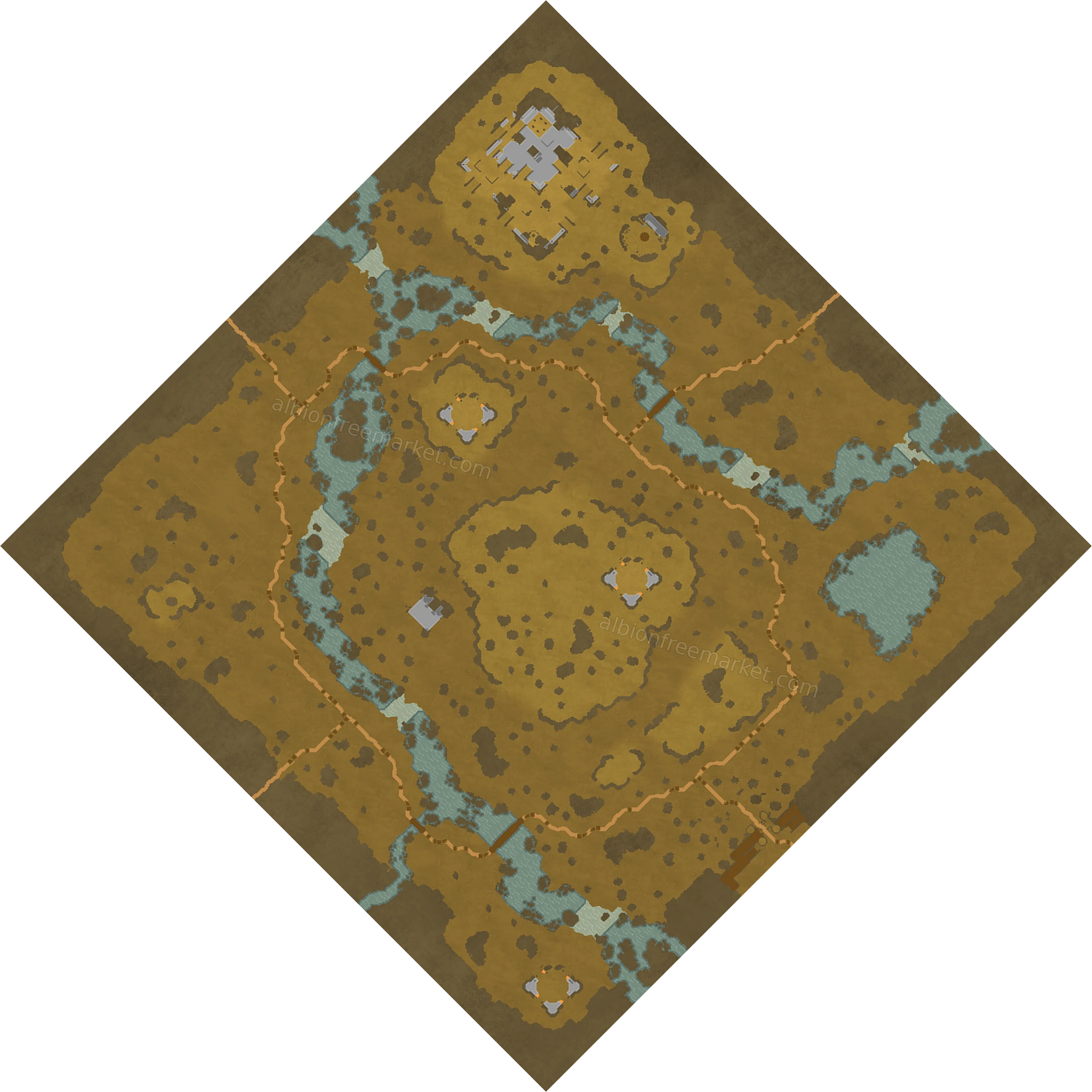 Wanderlure Basin Albion Online map