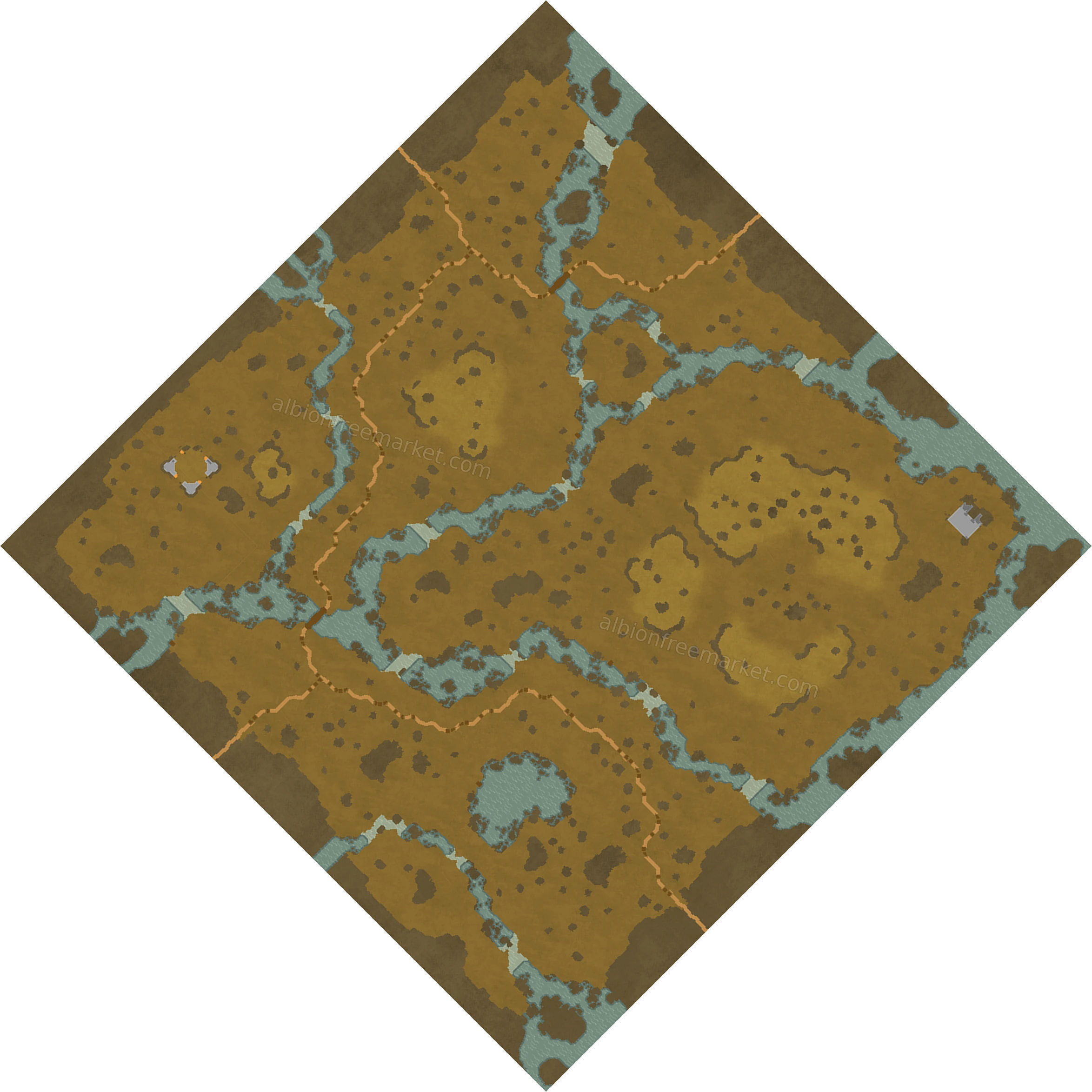 Anklesnag Mire Albion Online map