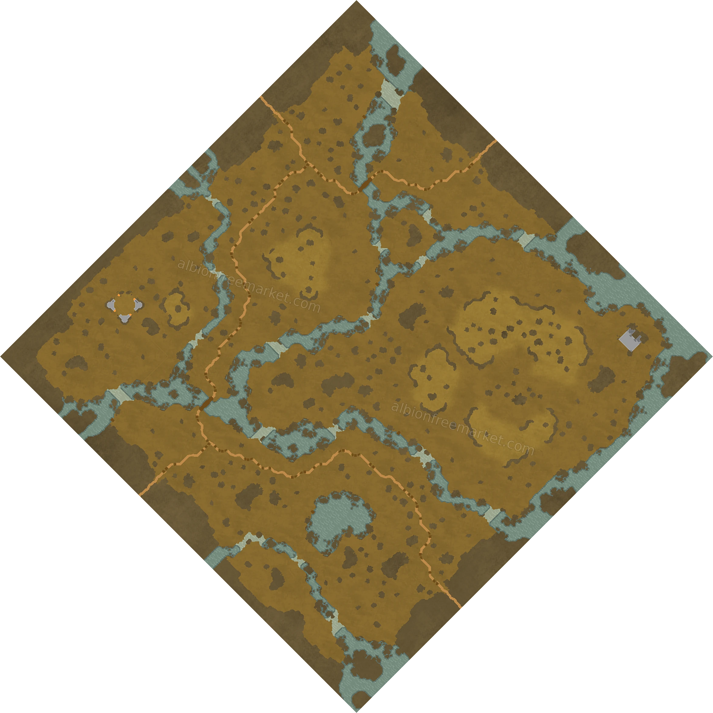 Anklesnag Mire Albion Online map