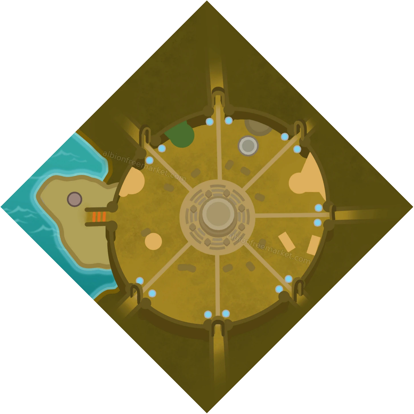 Thetford Portal Albion Online map