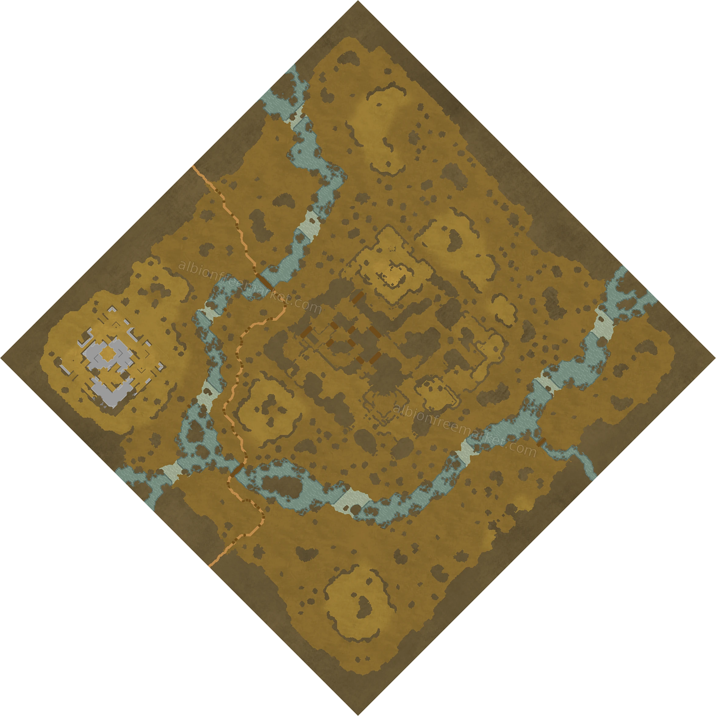 Meltwater Bog Albion Online map