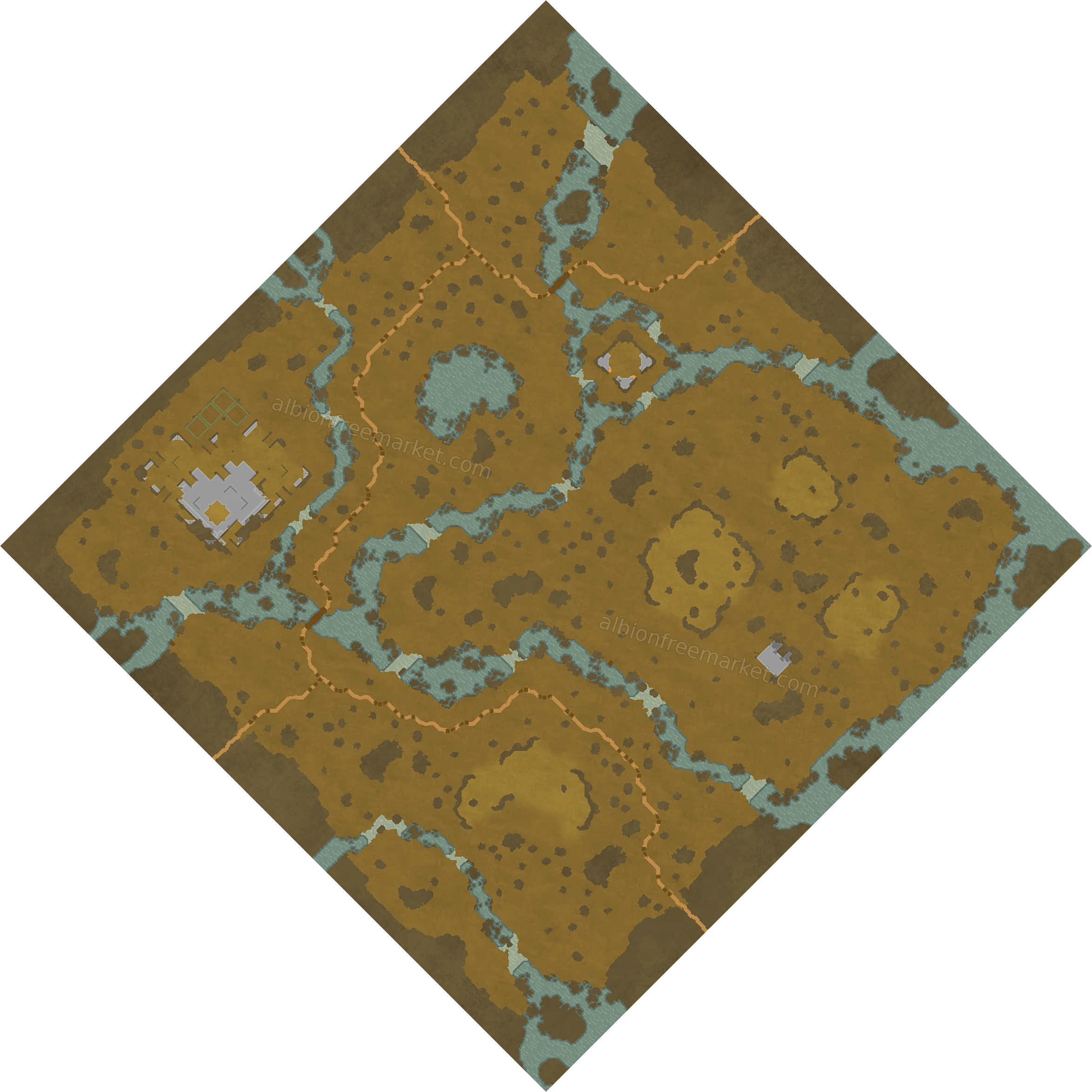 Drownfield Mire Albion Online map