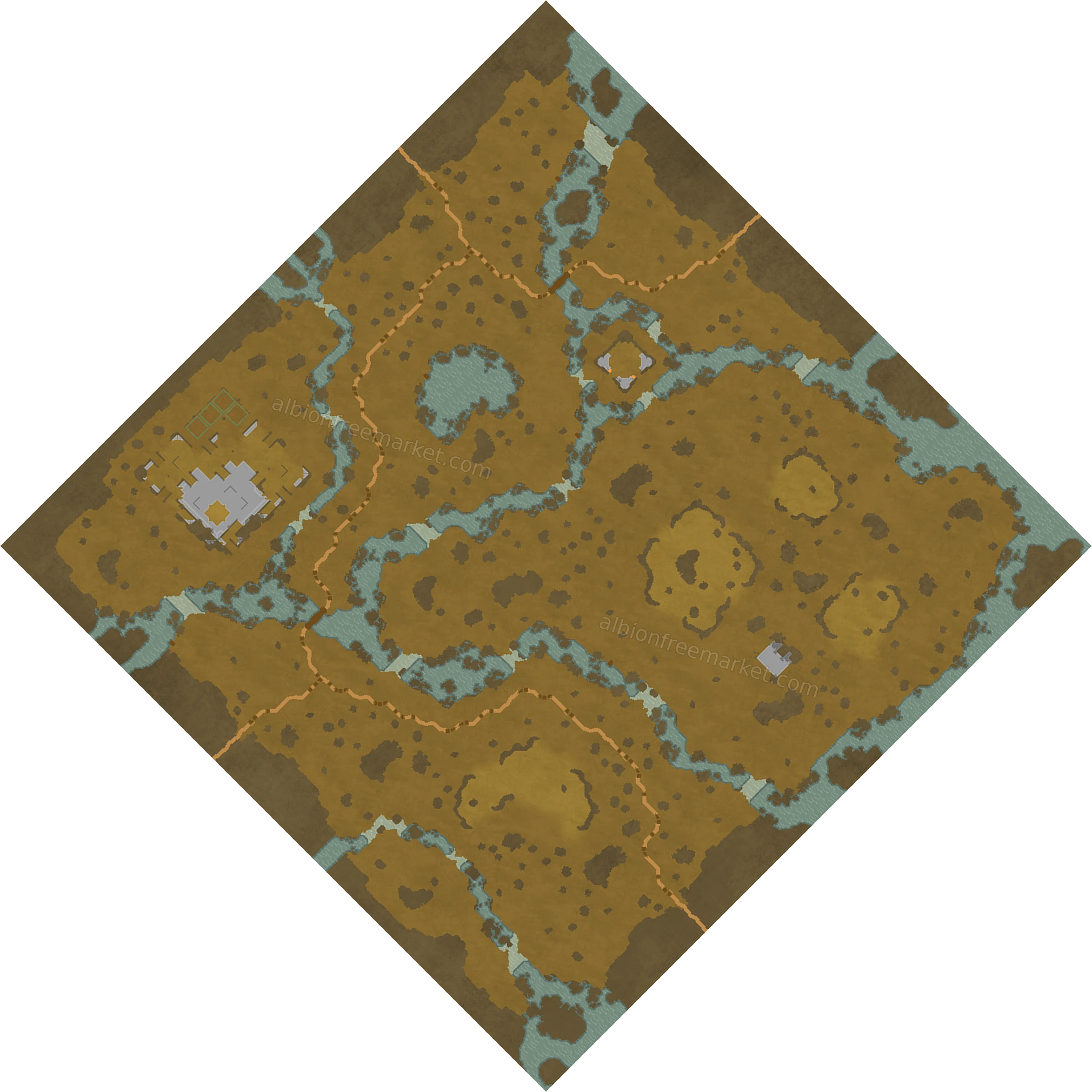 Drownfield Mire Albion Online map