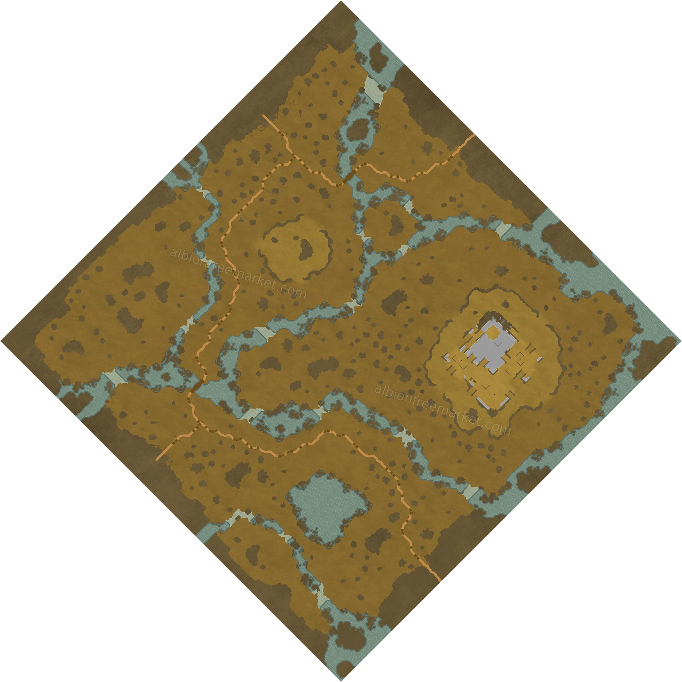 Widemoor Pool Albion Online map