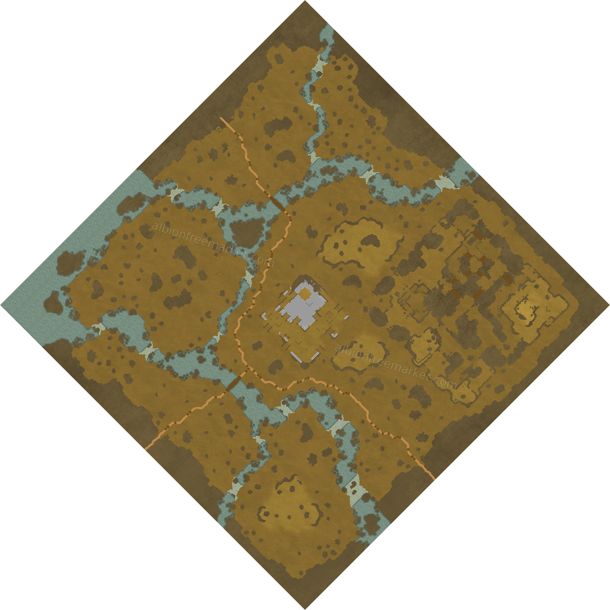 Willowshade Wetlands Albion Online map