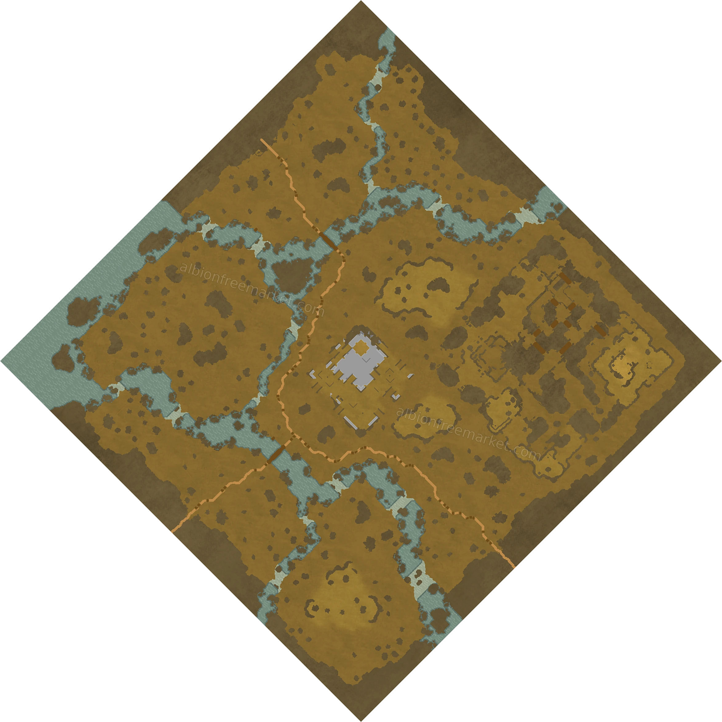 Willowshade Wetlands Albion Online map
