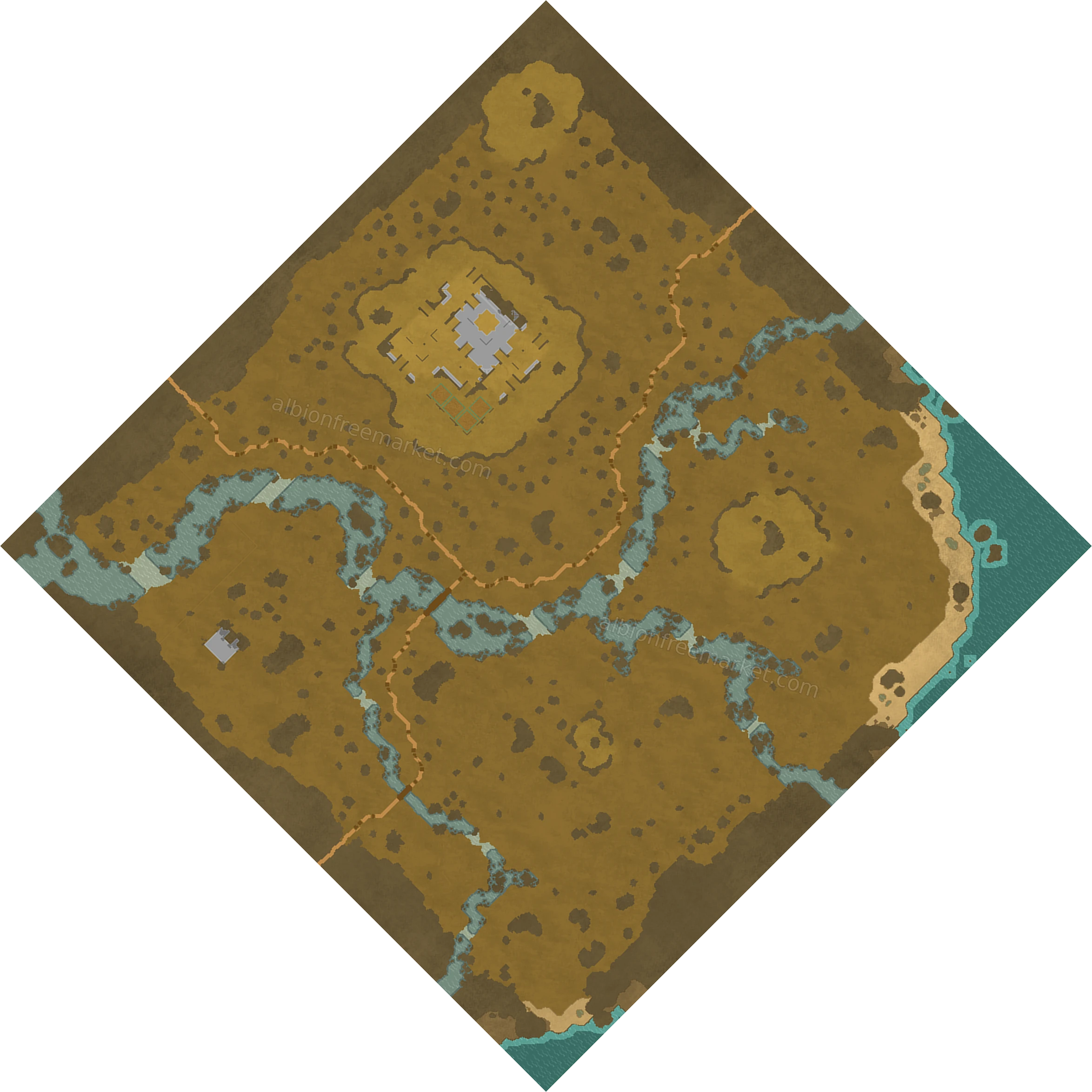Skullmarsh Lower Albion Online map