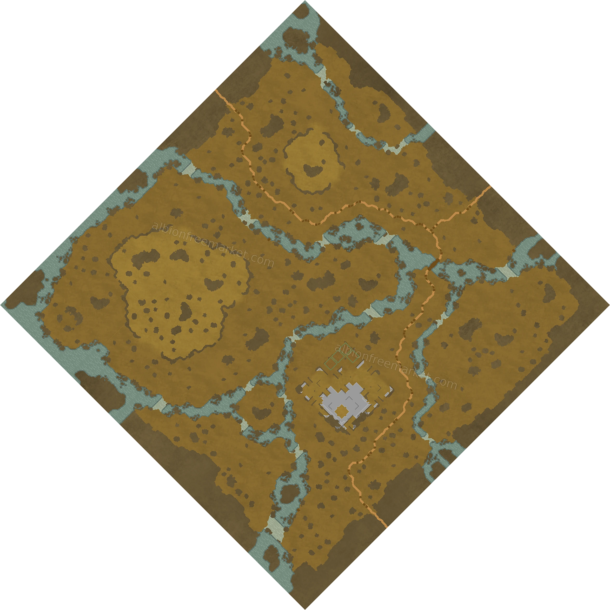 Willowshade Mire Albion Online map