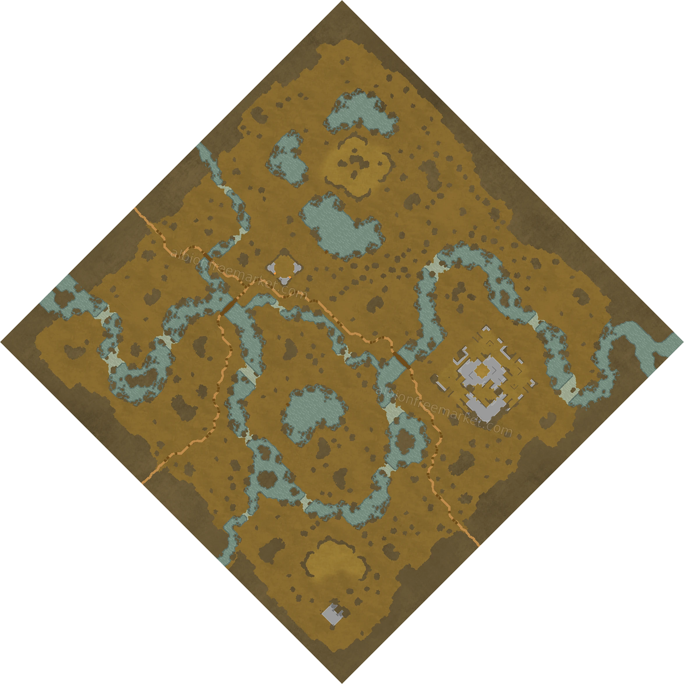 Willowshade Icemarsh Albion Online map