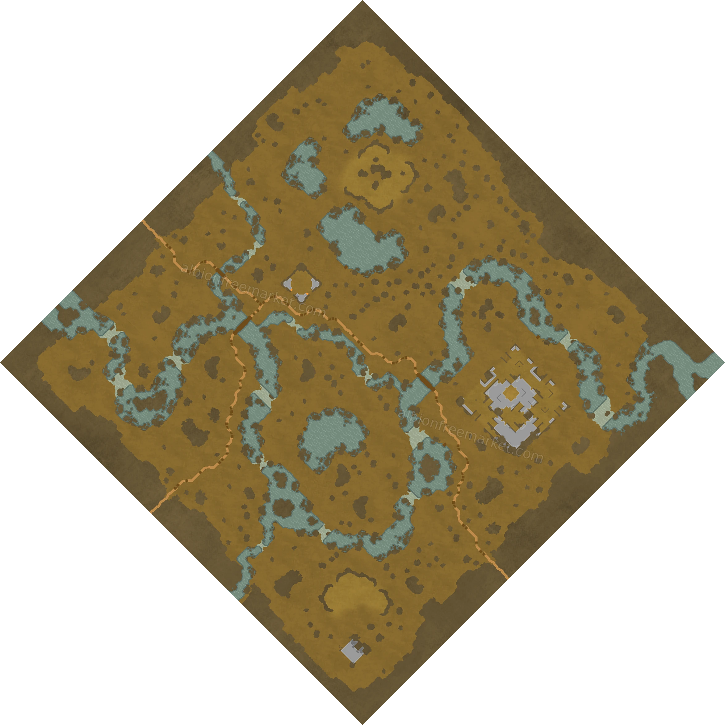 Willowshade Icemarsh Albion Online map
