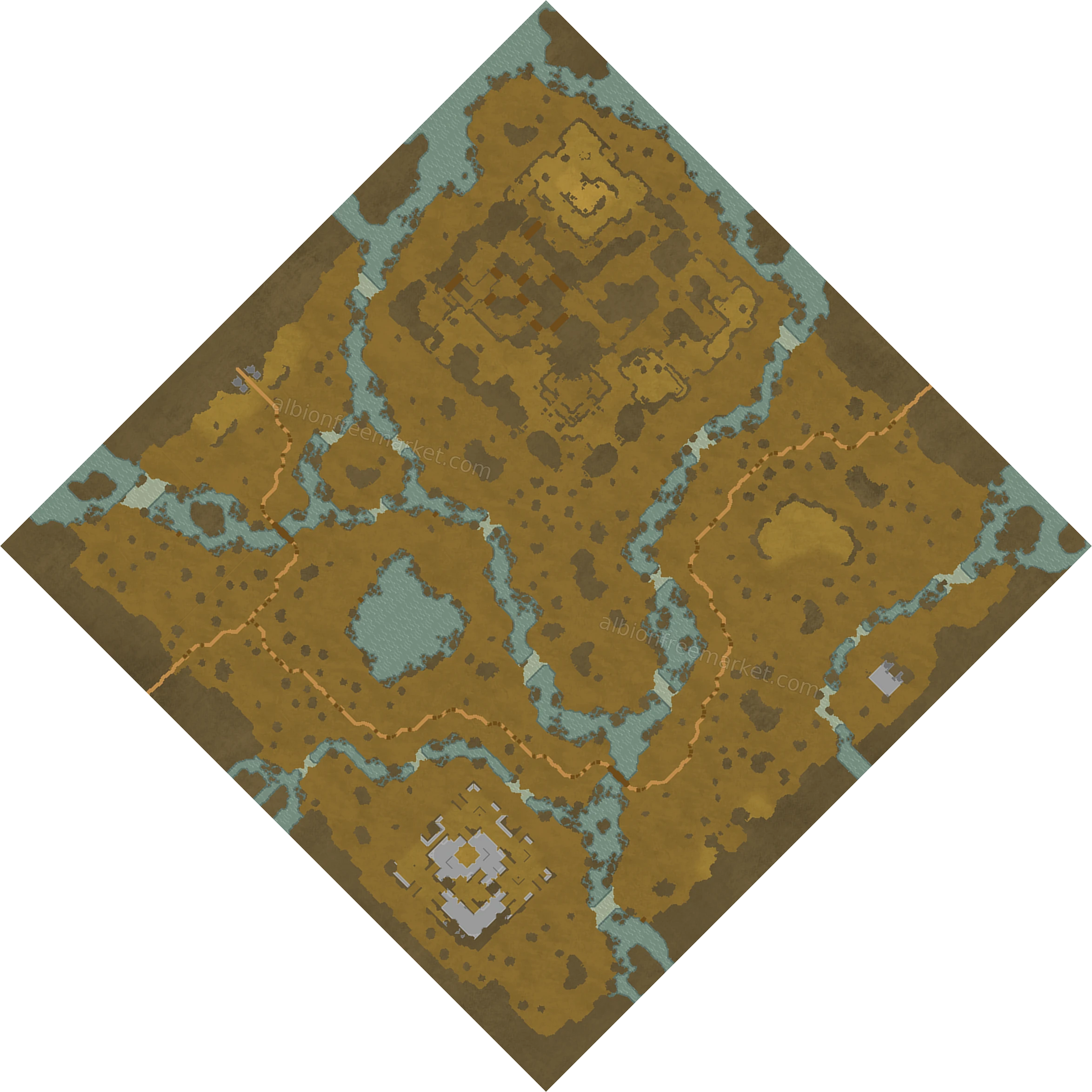 Mudfoot Sump Albion Online map