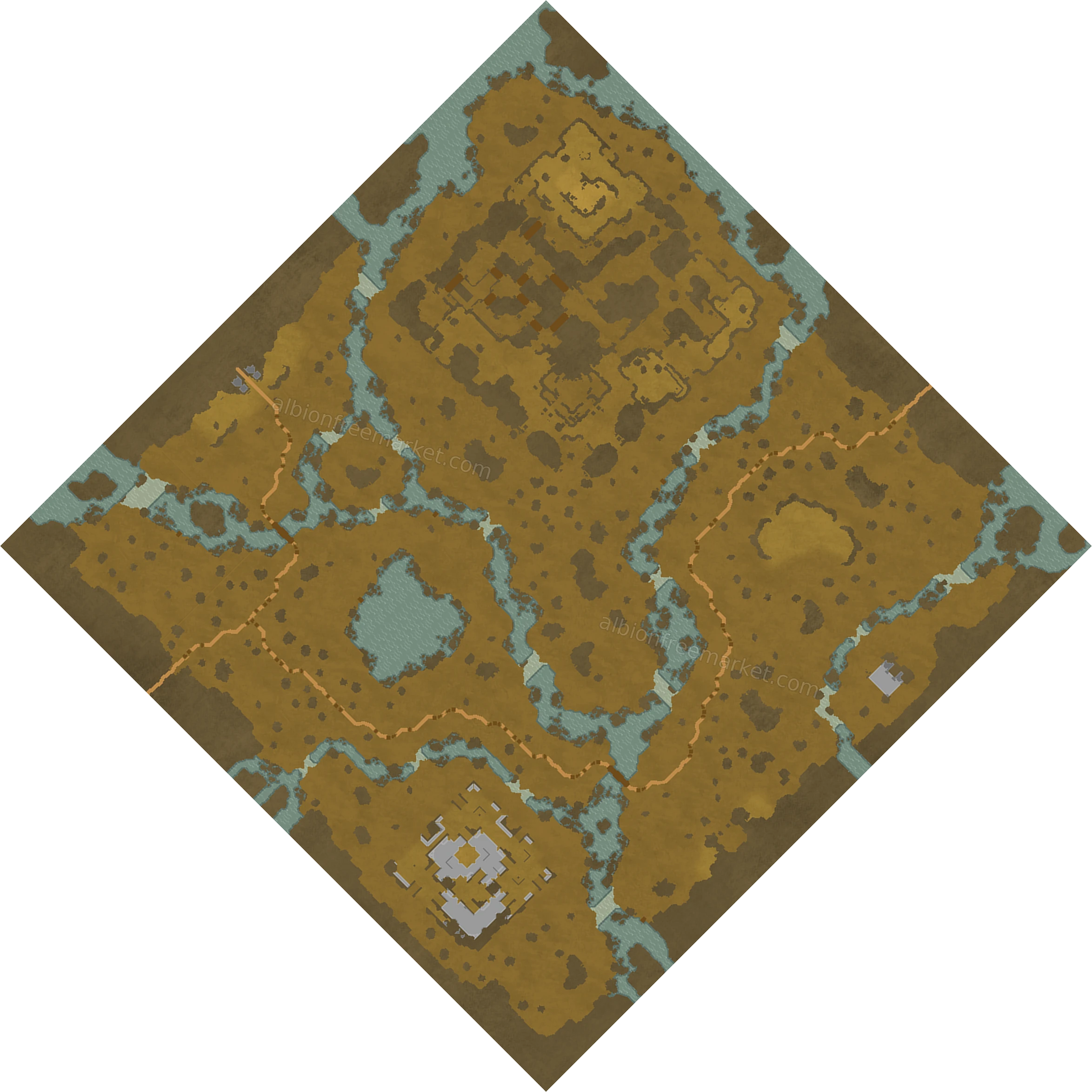 Mudfoot Sump Albion Online map
