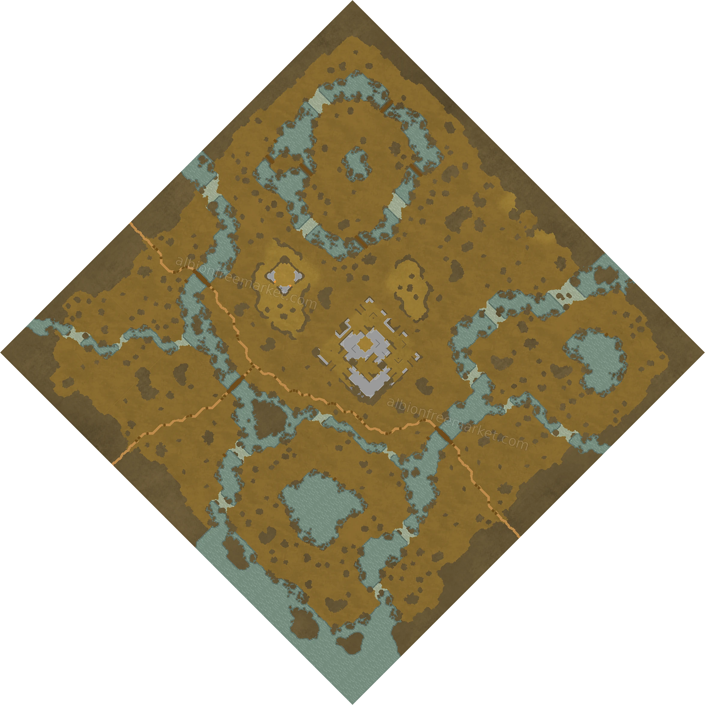 Runnelvein Bog Albion Online map