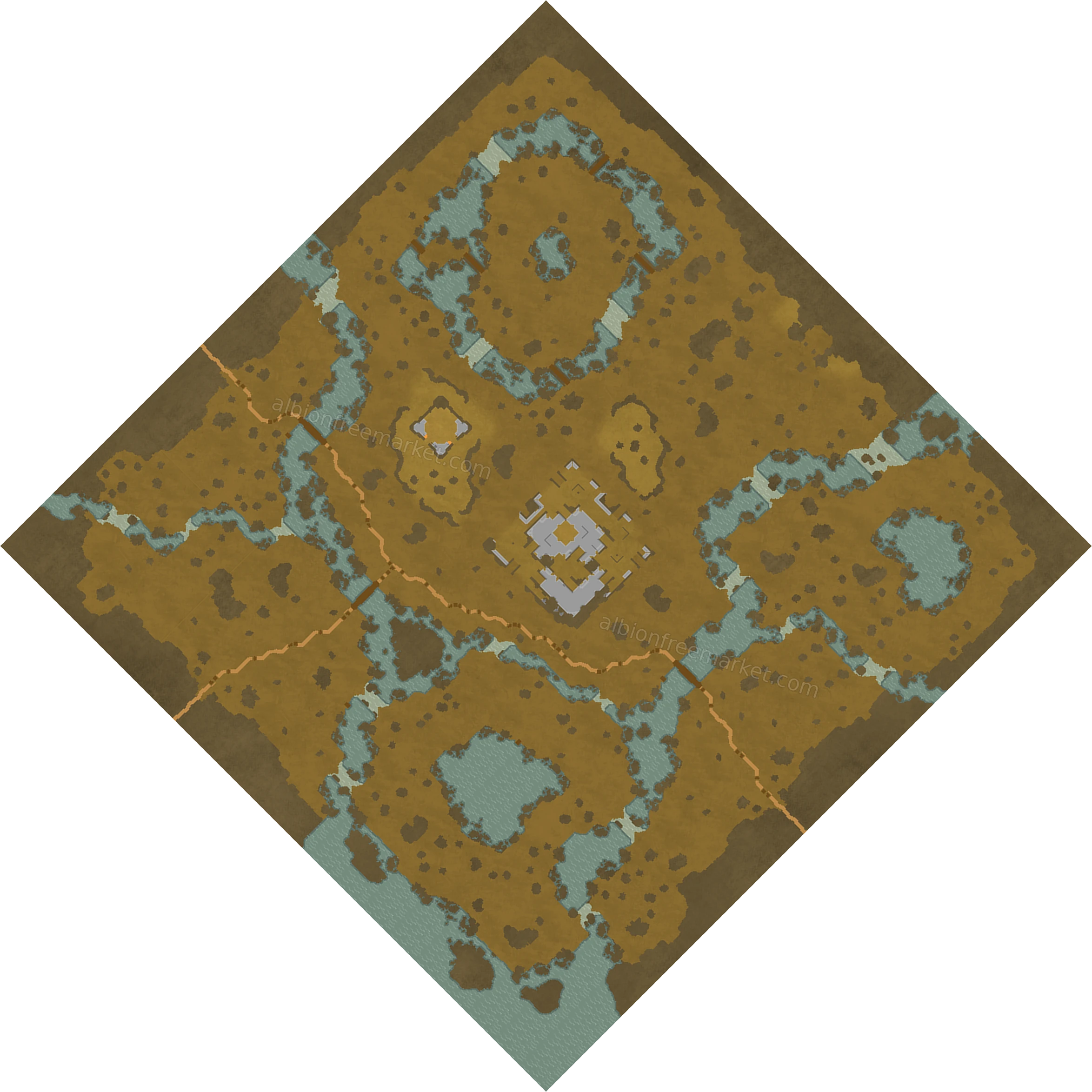 Runnelvein Bog Albion Online map