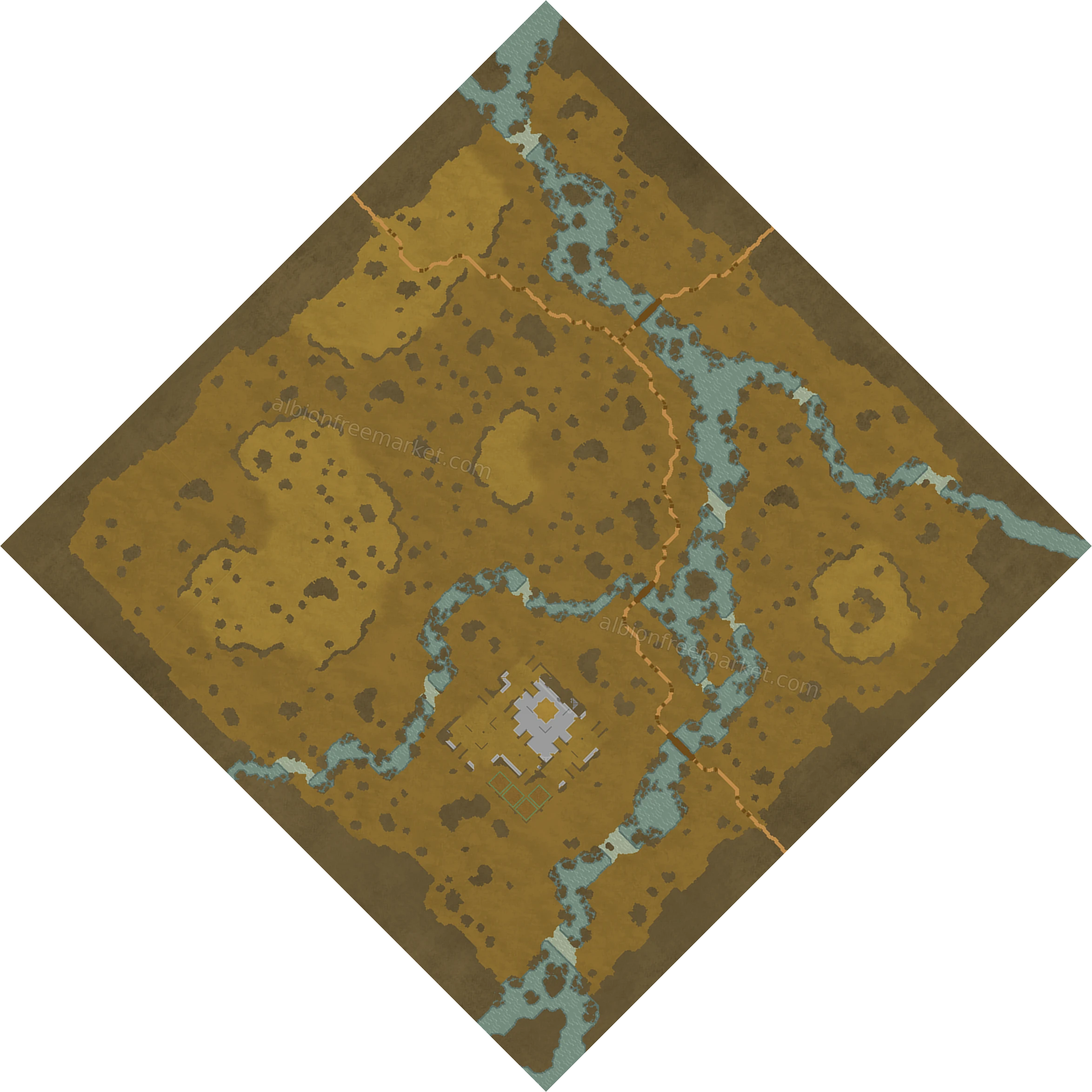 Willowshade Pools Albion Online map