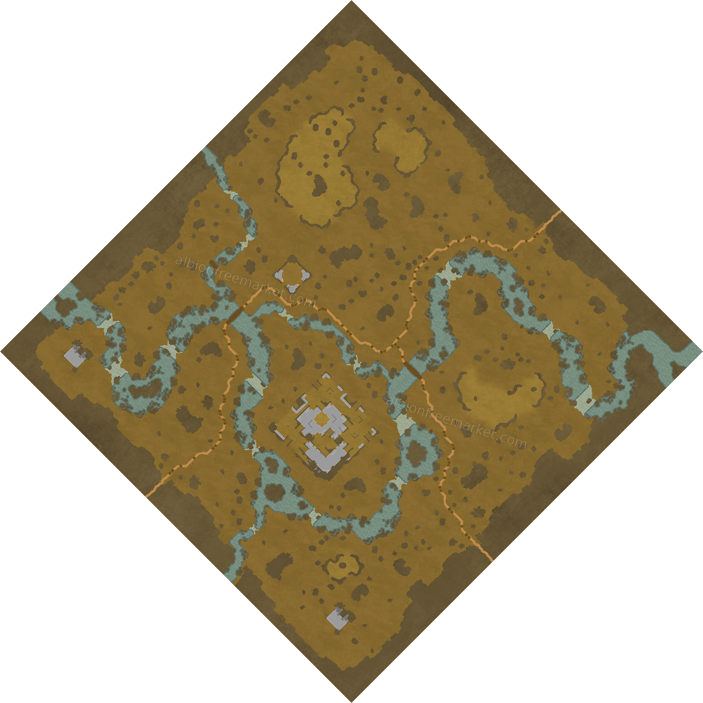 Drownfield Rut Albion Online map
