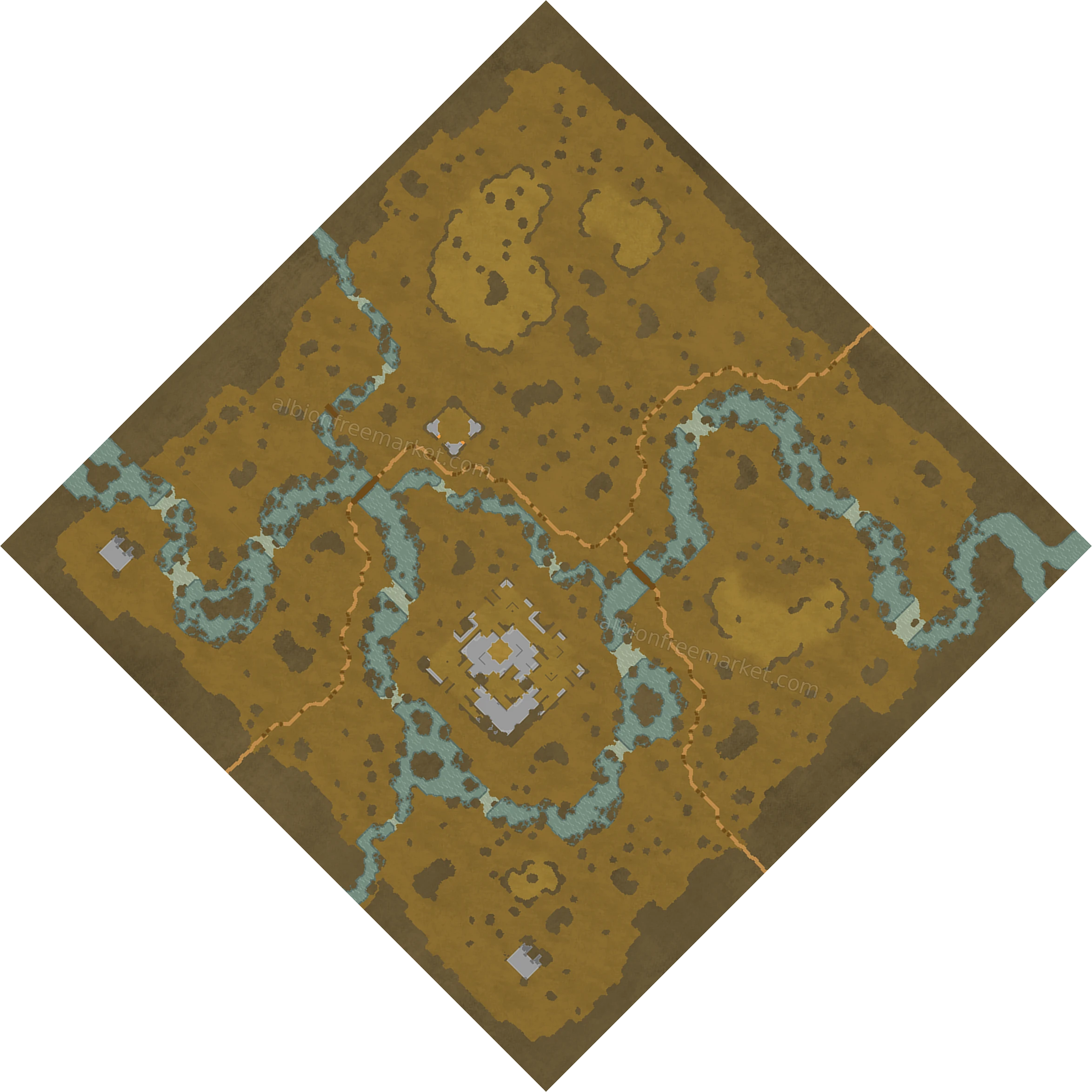 Drownfield Rut Albion Online map