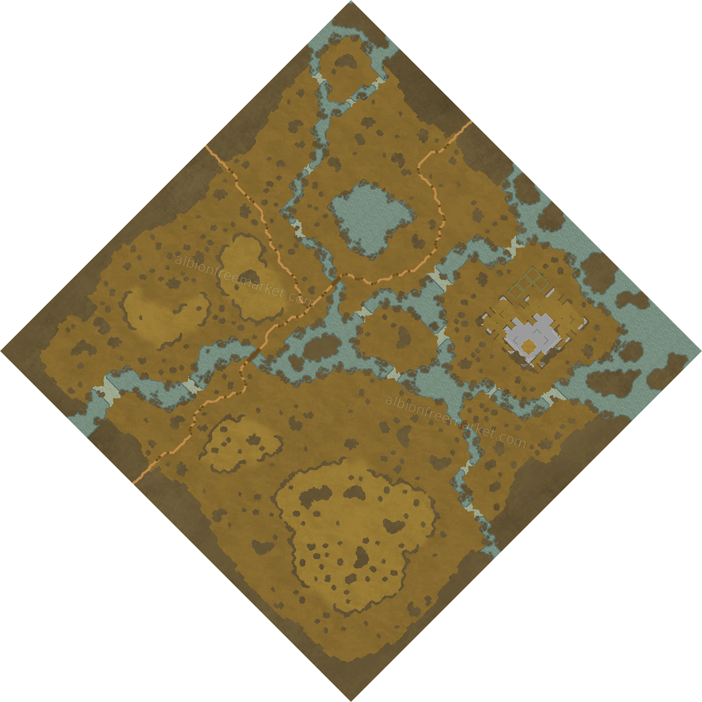 Widemoor Flats Albion Online map