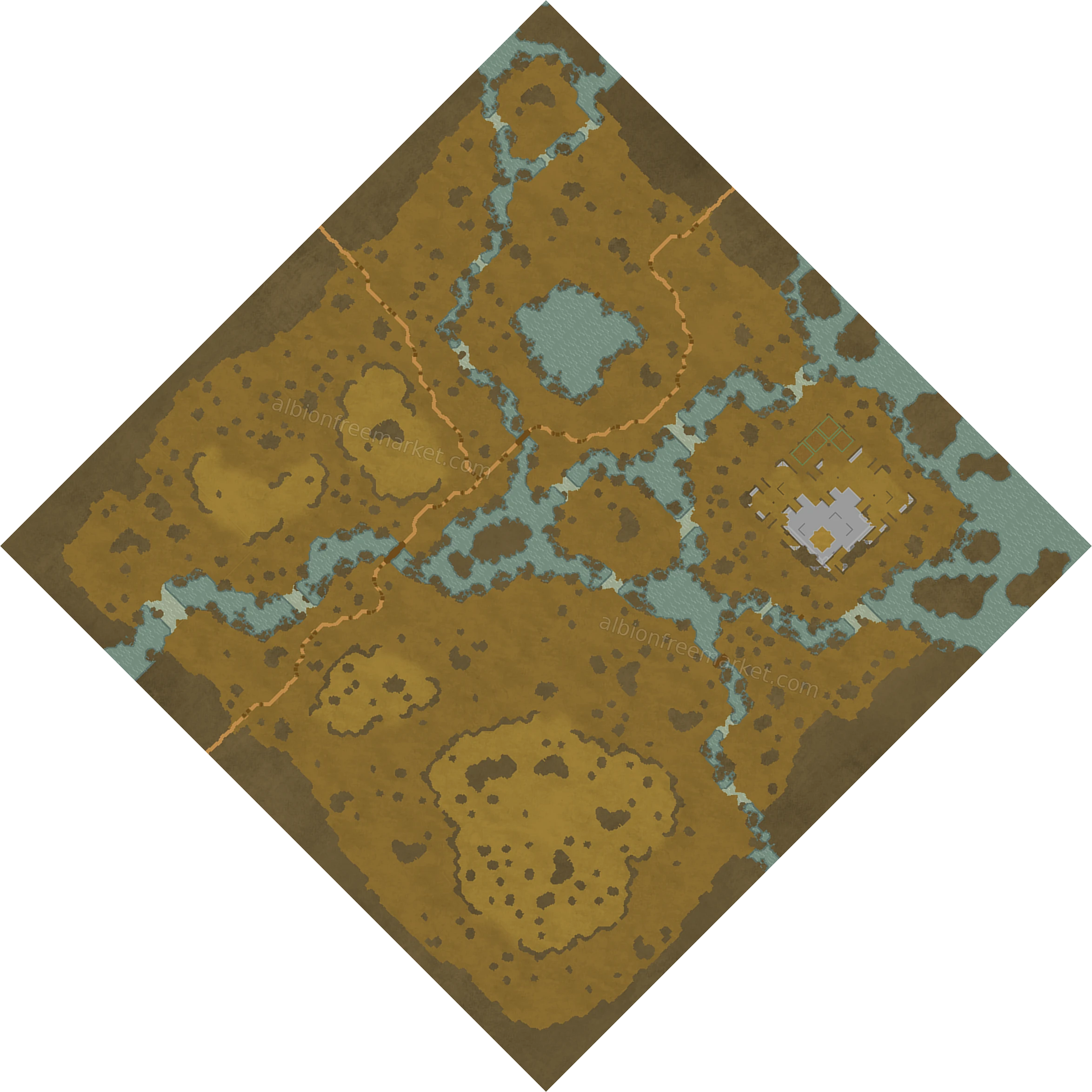 Widemoor Flats Albion Online map