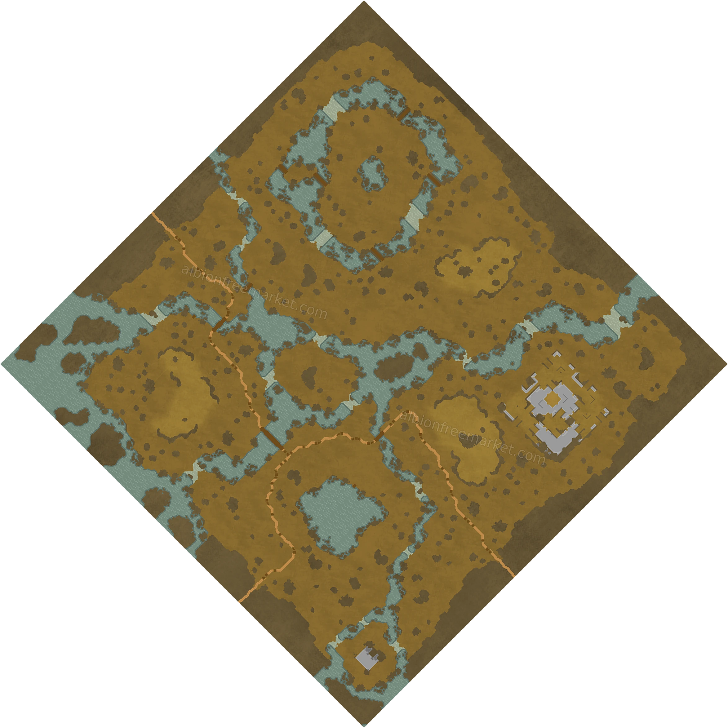 Longfen Arms Albion Online map