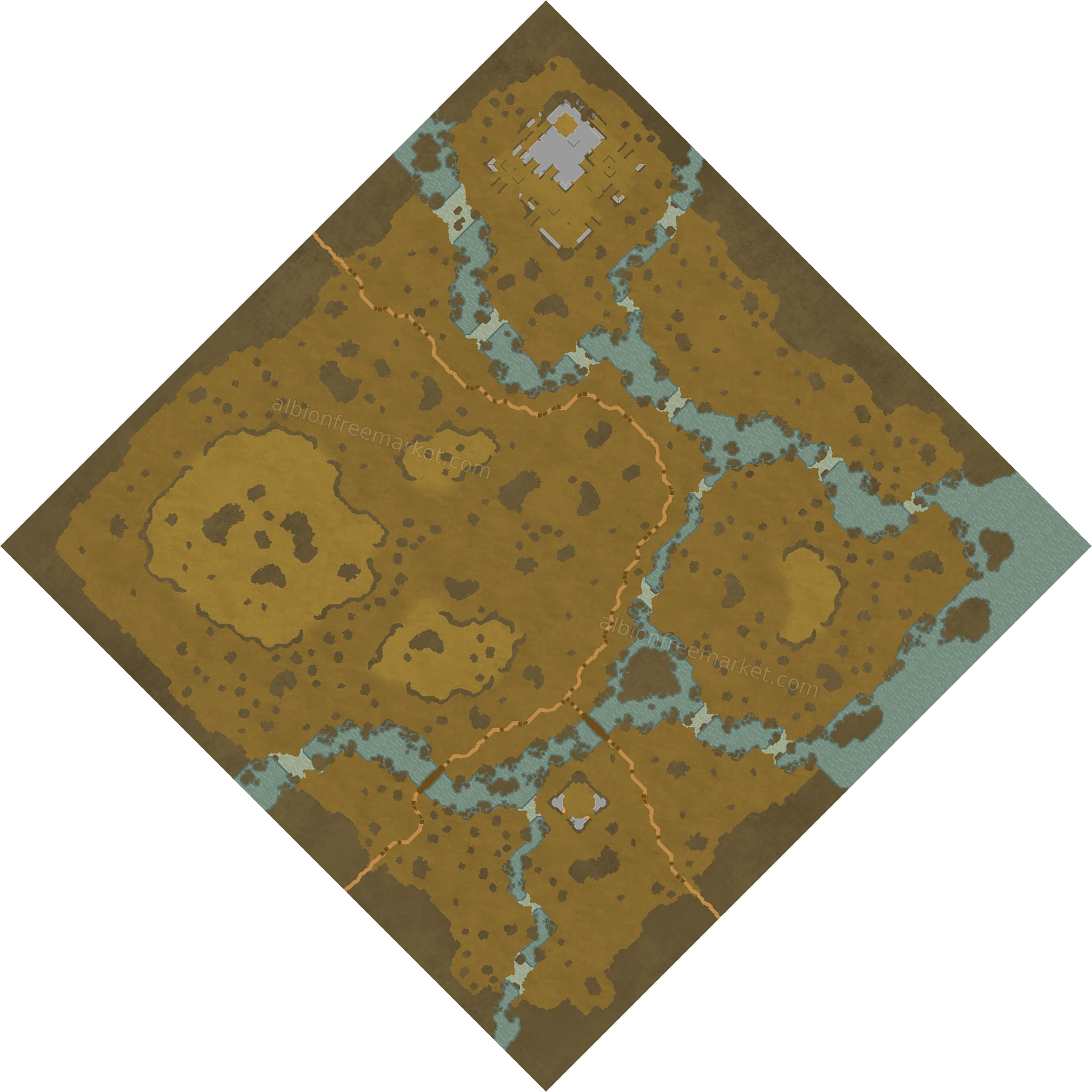 Drownfield Quag Albion Online map