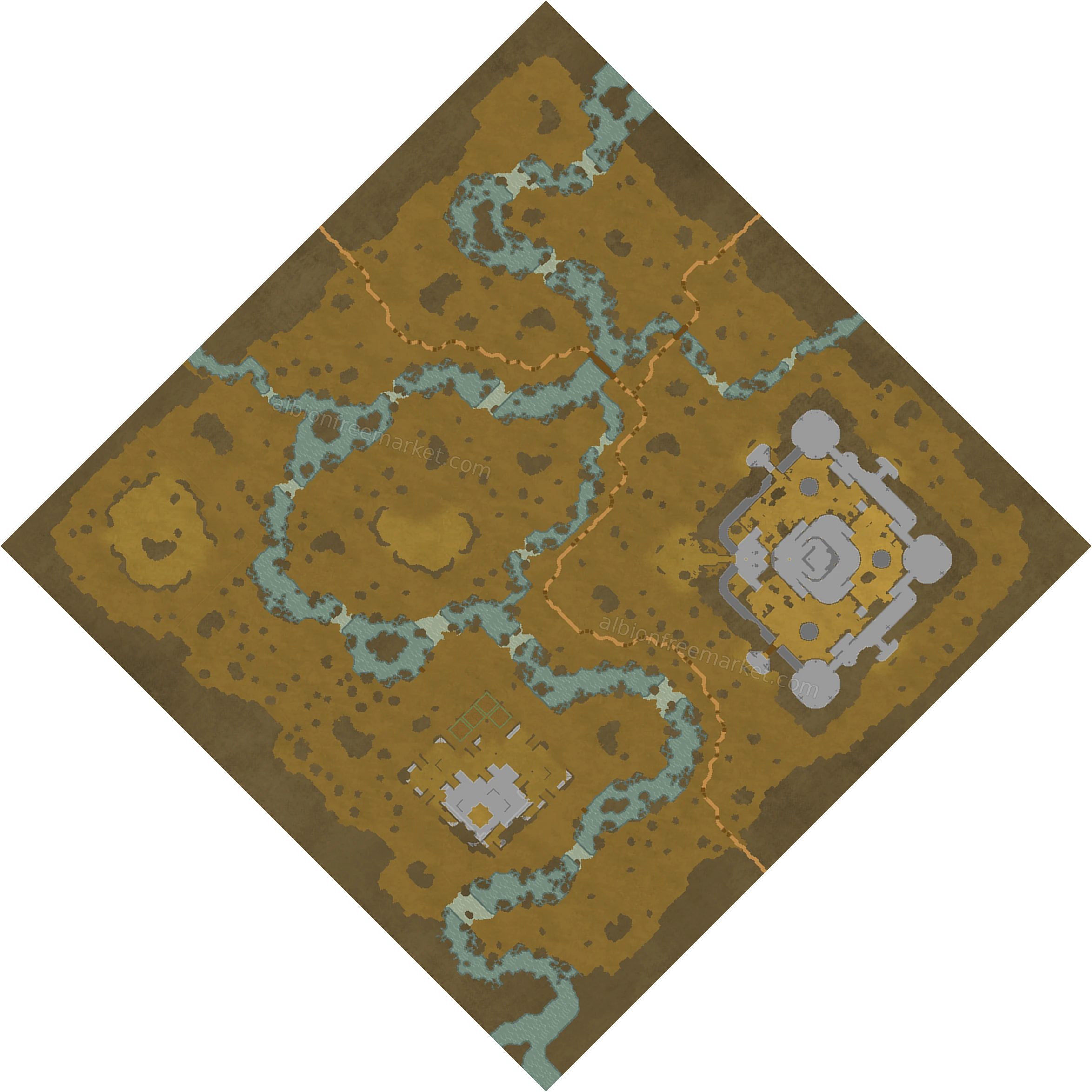 Wetgrave Marsh Albion Online map