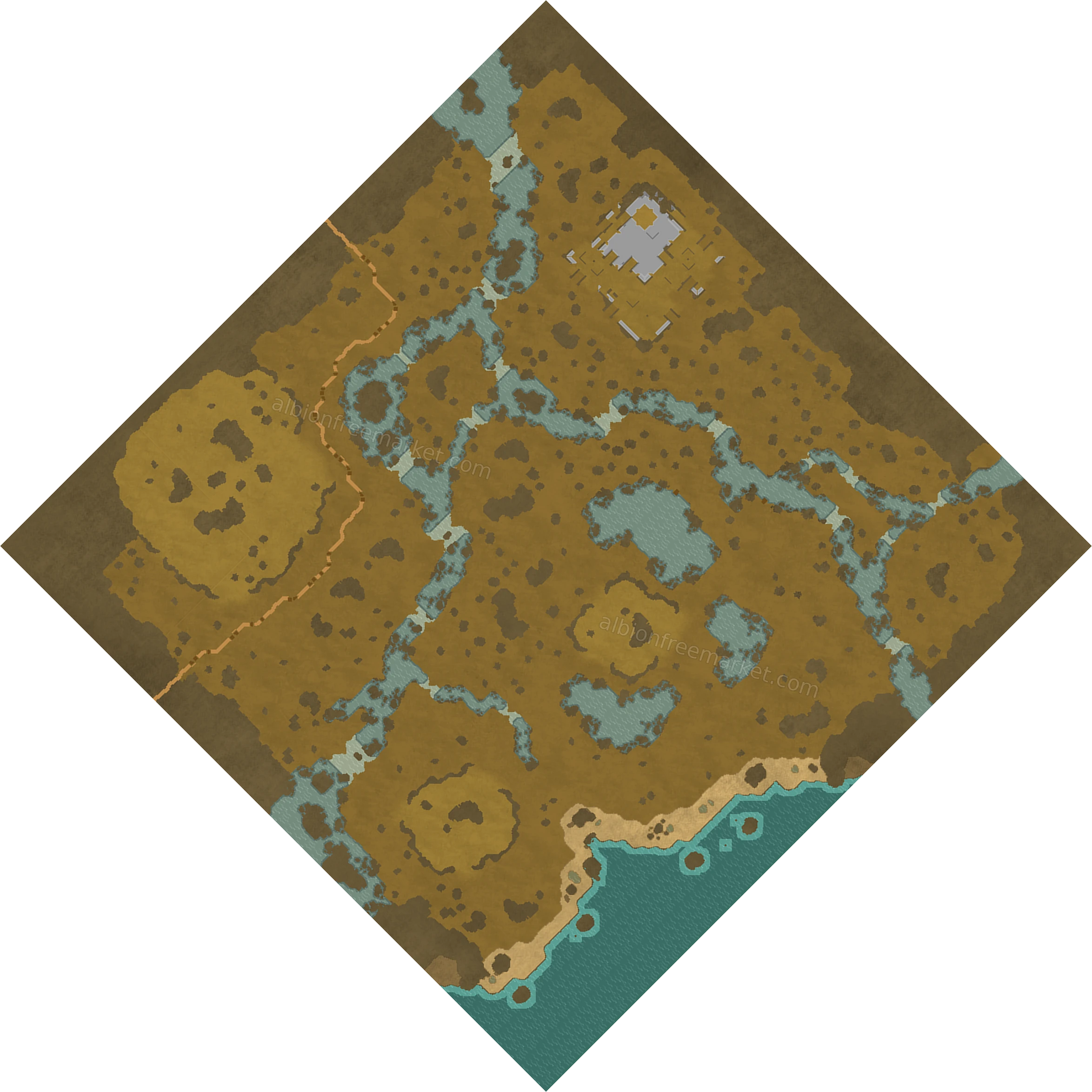 Skullmarsh Upper Albion Online map
