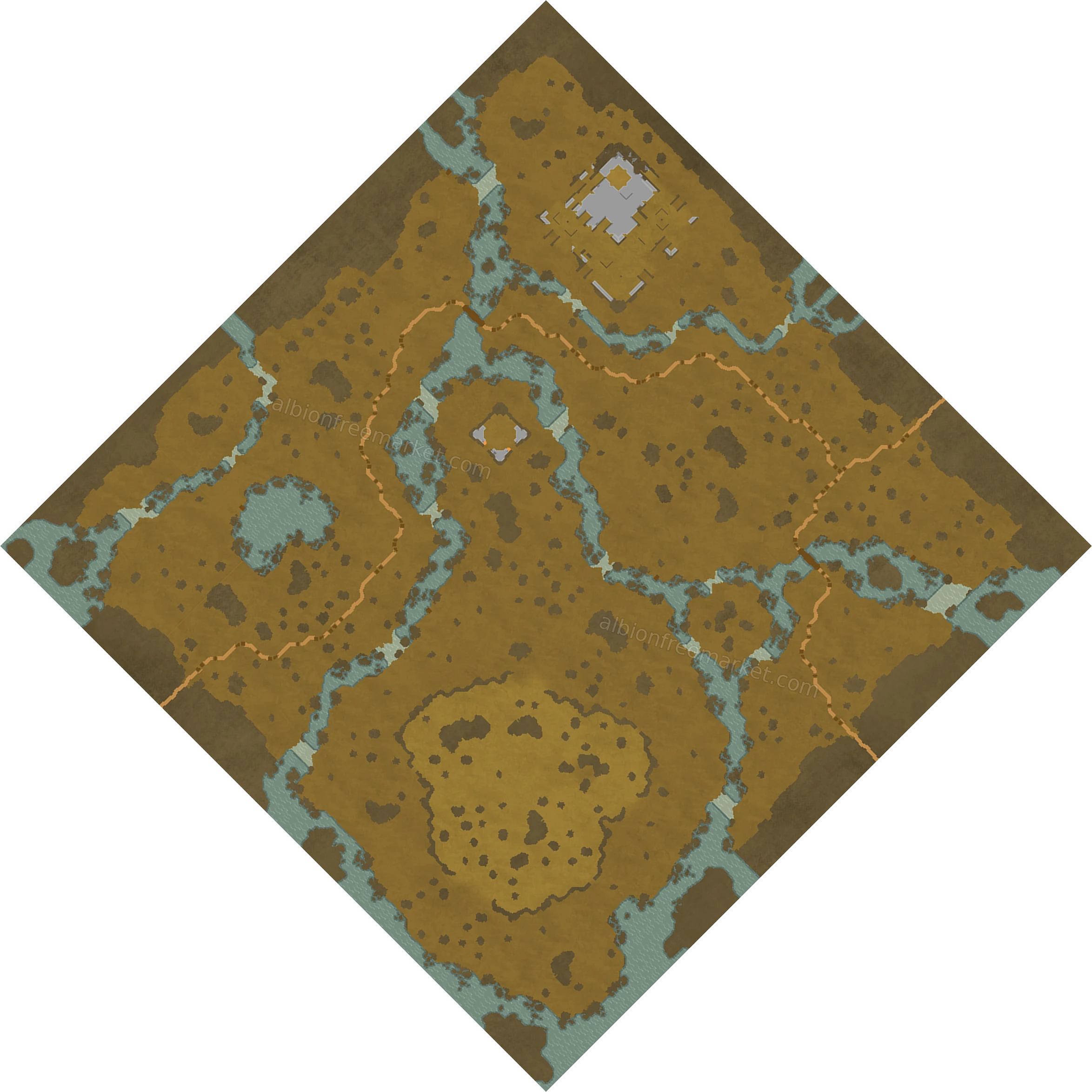 Sunkenbough Woods Albion Online map