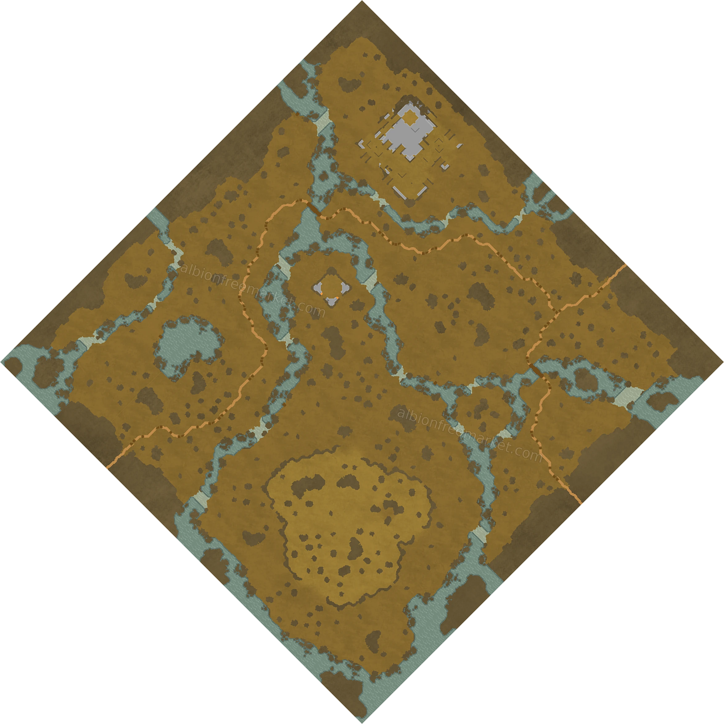 Sunkenbough Woods Albion Online map
