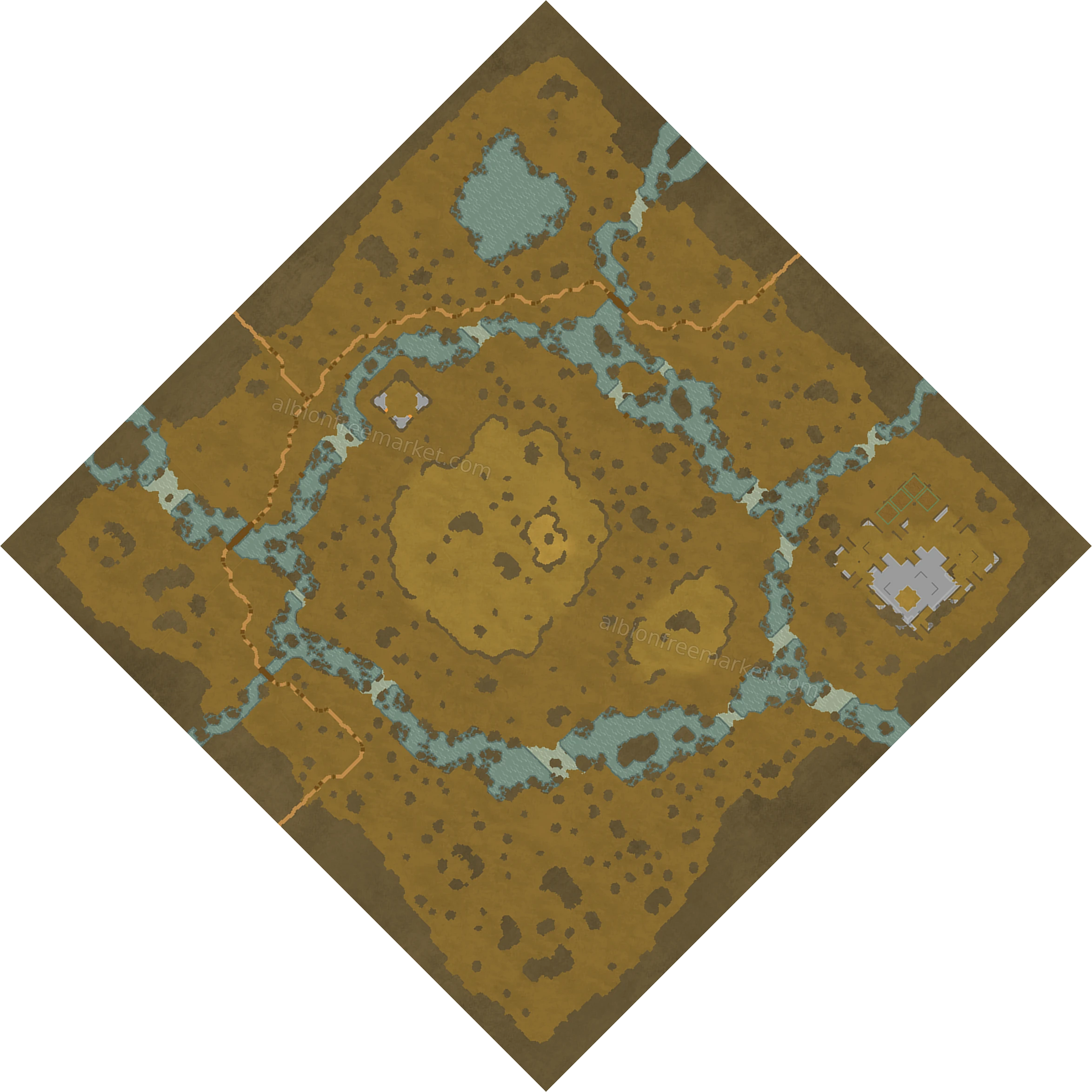 Meltwater Channel Albion Online map