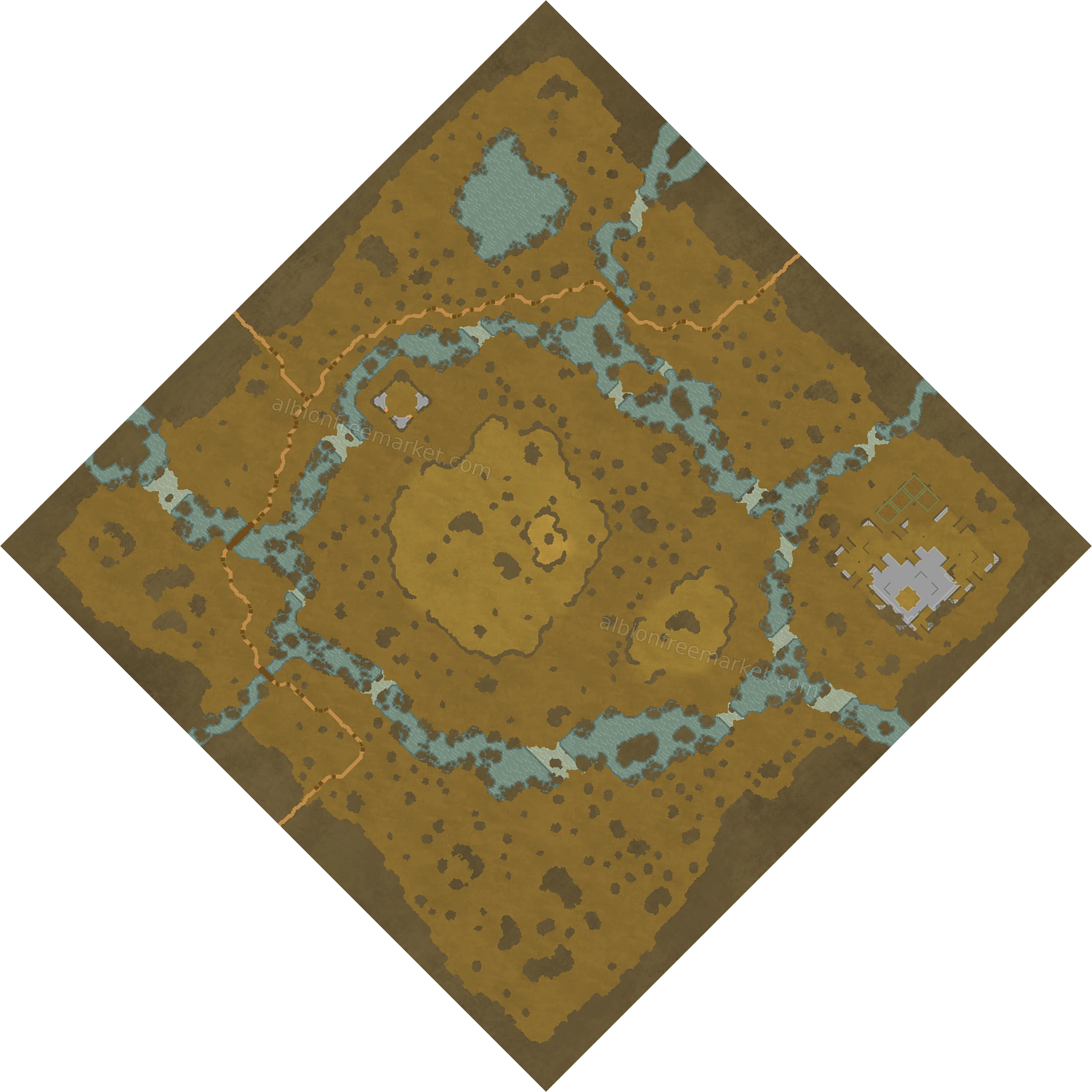 Meltwater Channel Albion Online map