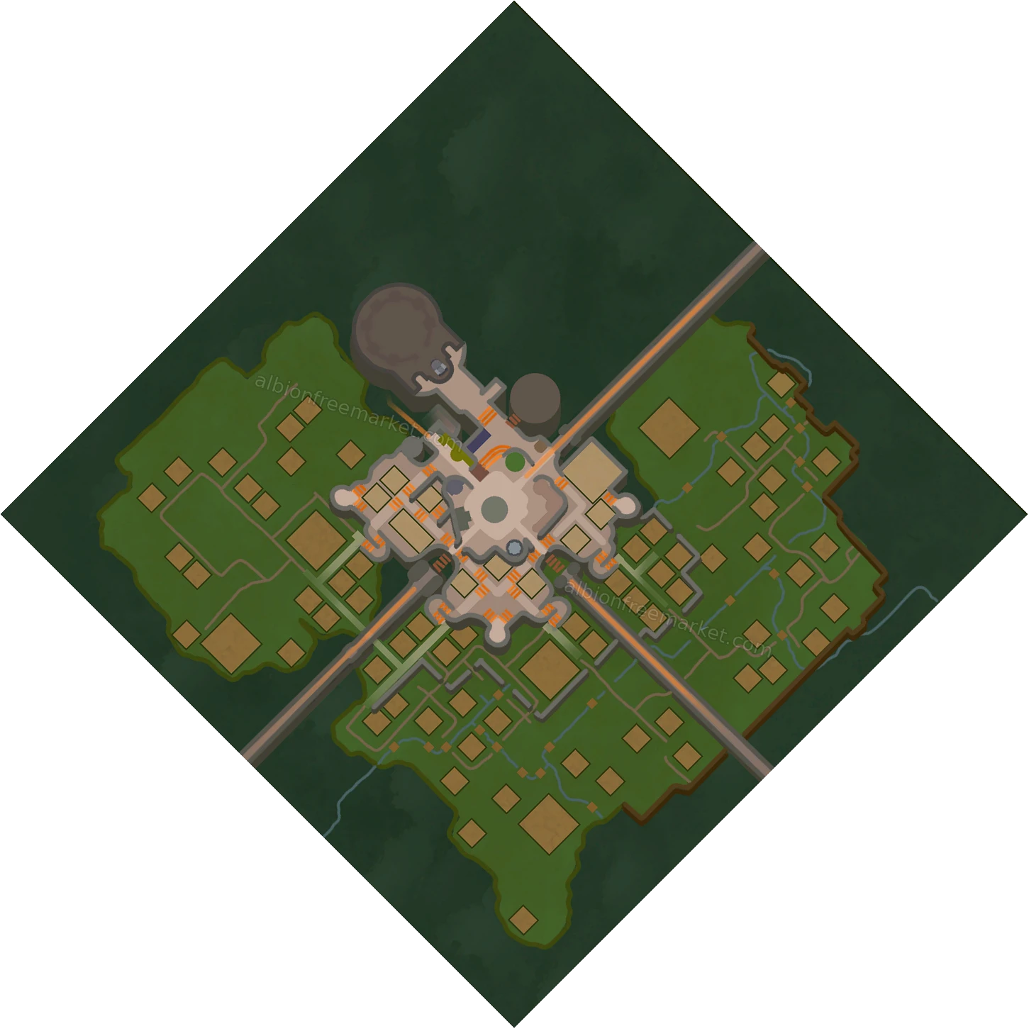 Lymhurst Albion Online map