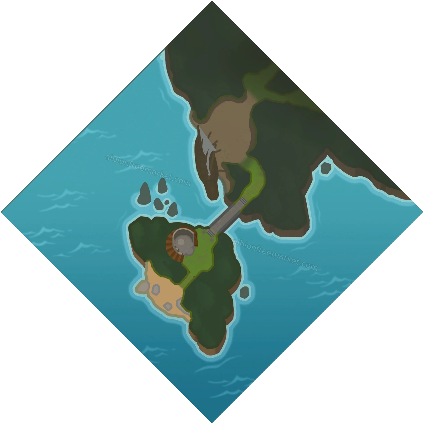 The Lighthouse Albion Online map