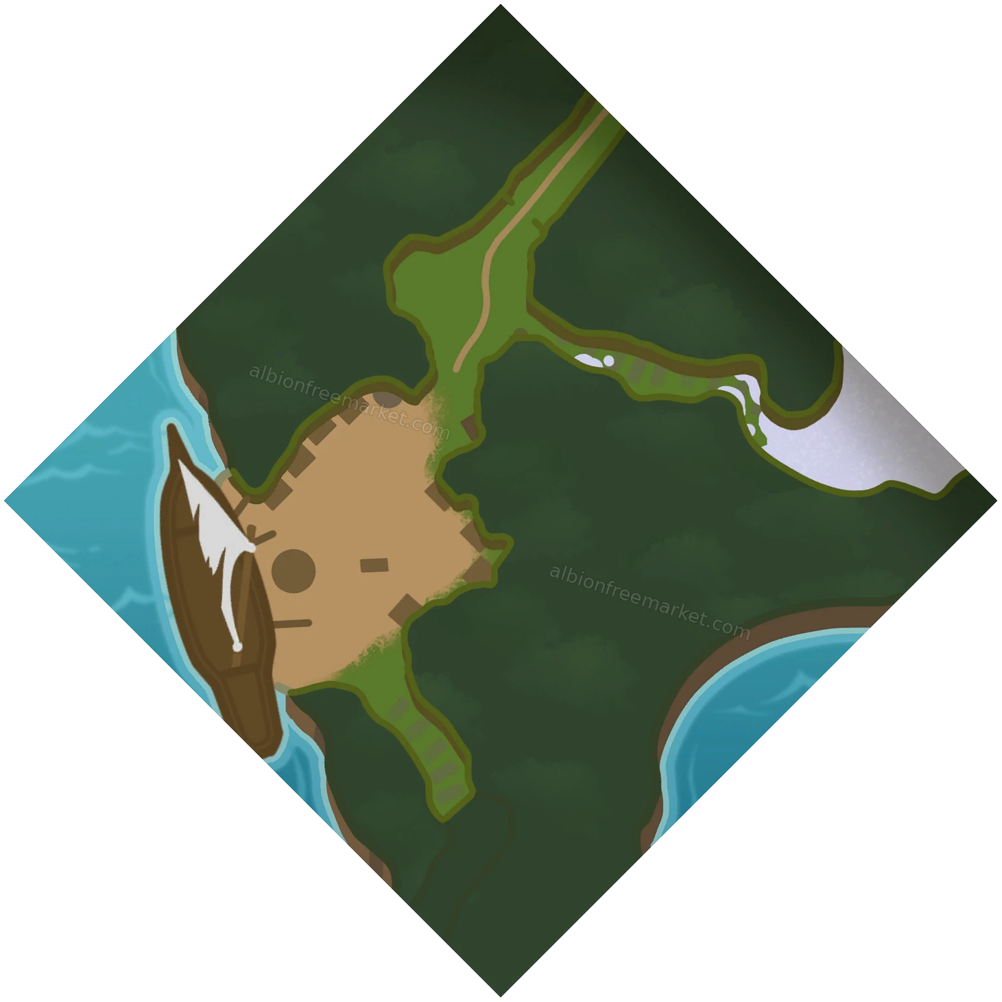 The Cove Albion Online map