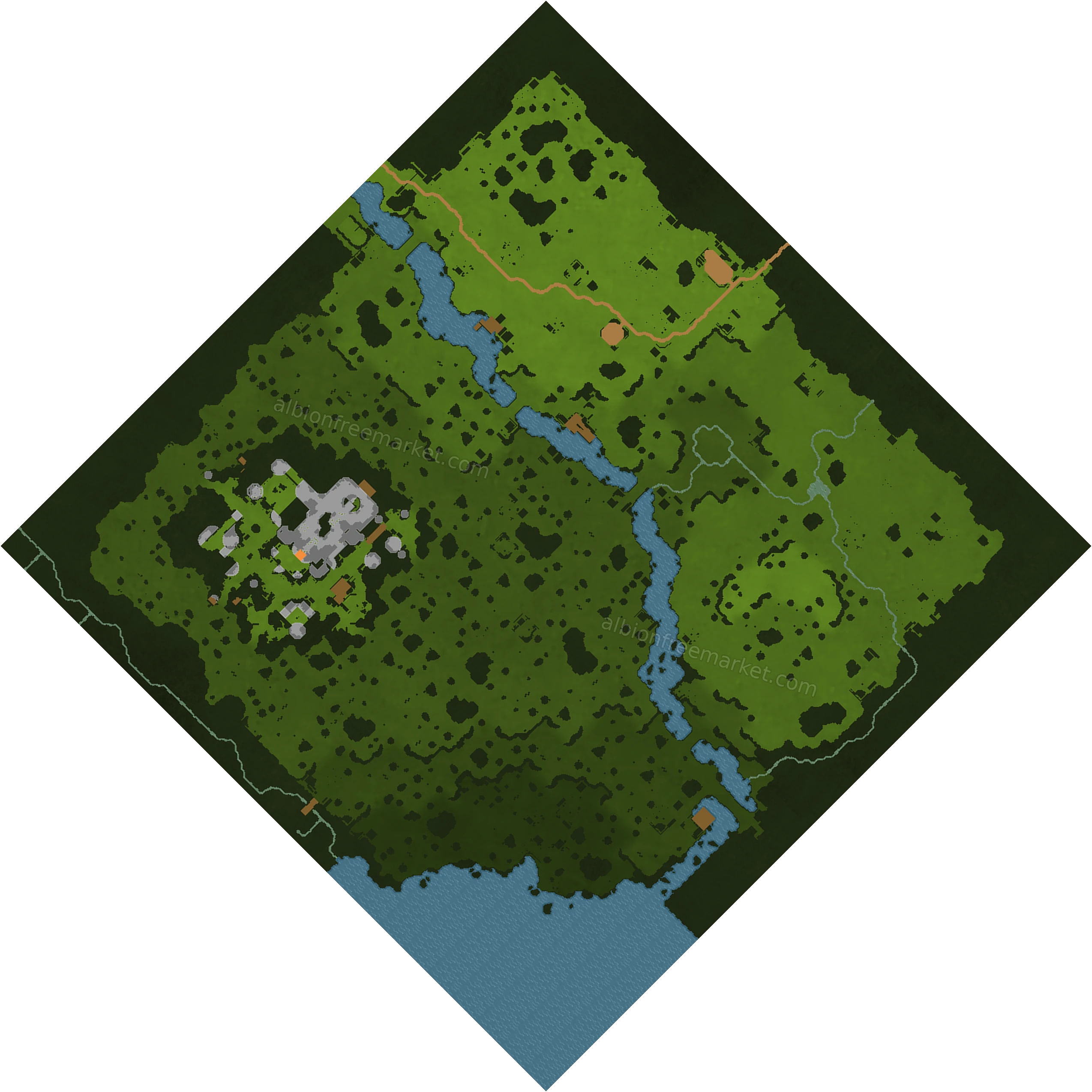 Larchroad Albion Online map