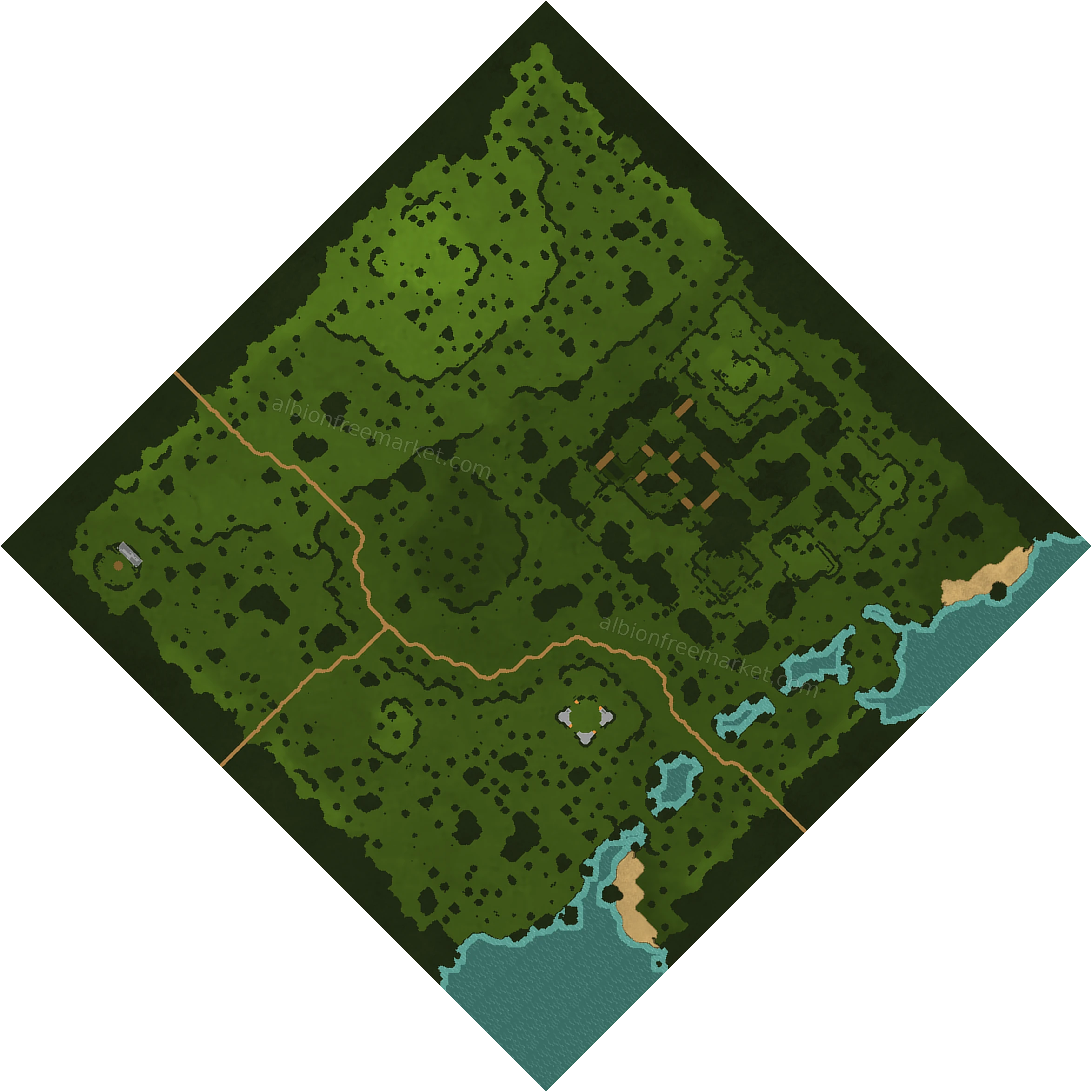 Russerdell Albion Online map