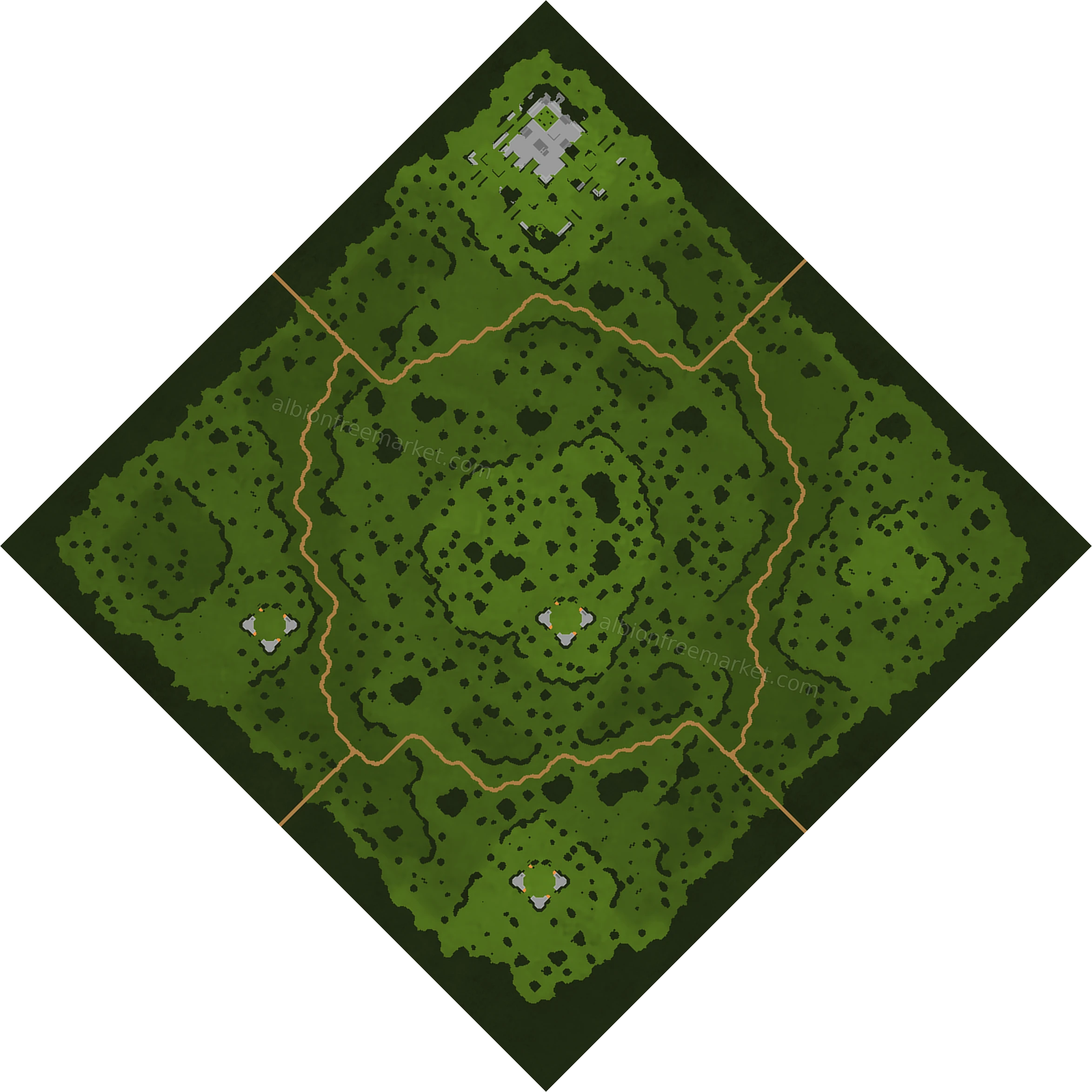 Rowanwood Albion Online map